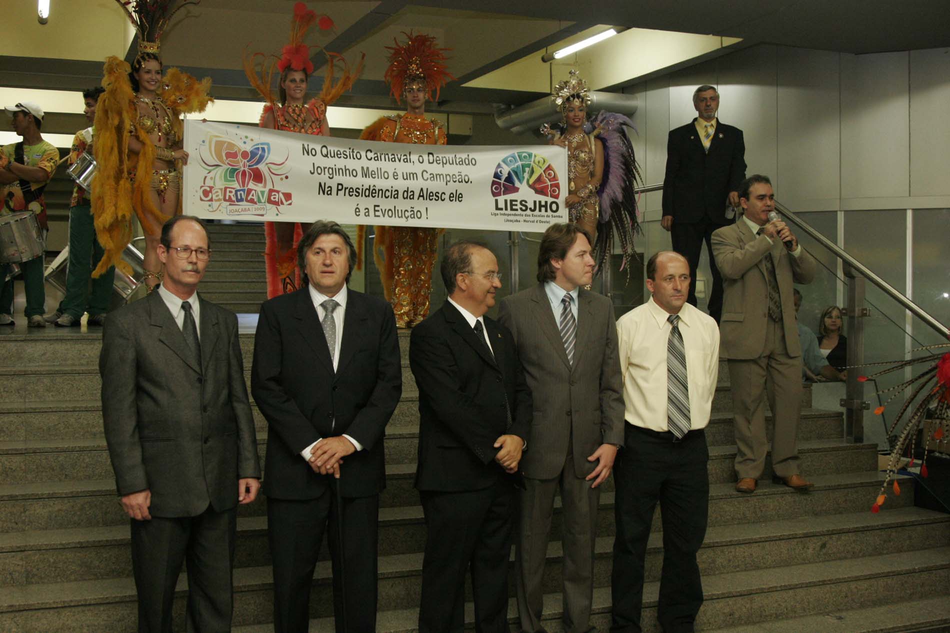 Comemoração da posse do novo presidente da ALESC