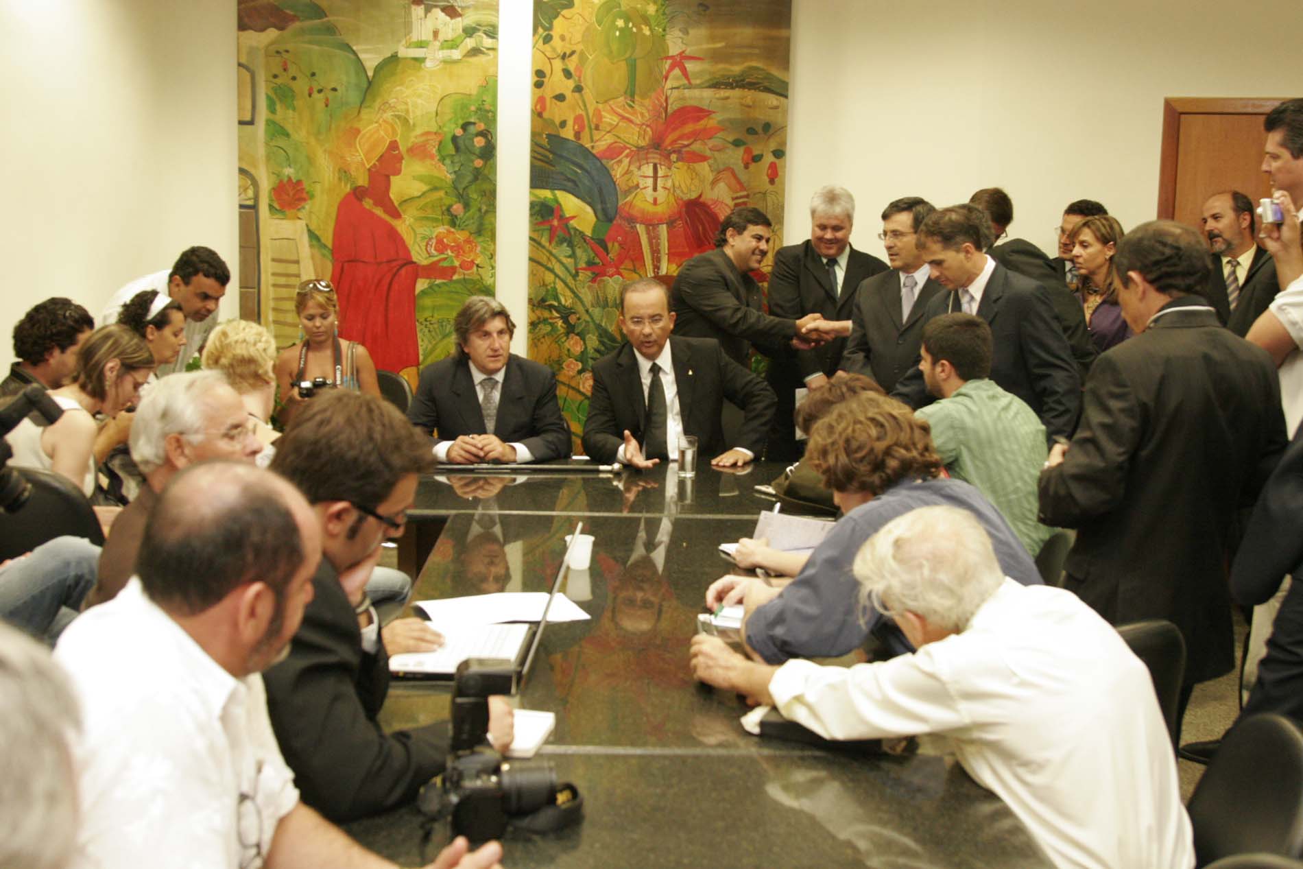 Entrevista coletiva com o novo presidente da ALESC