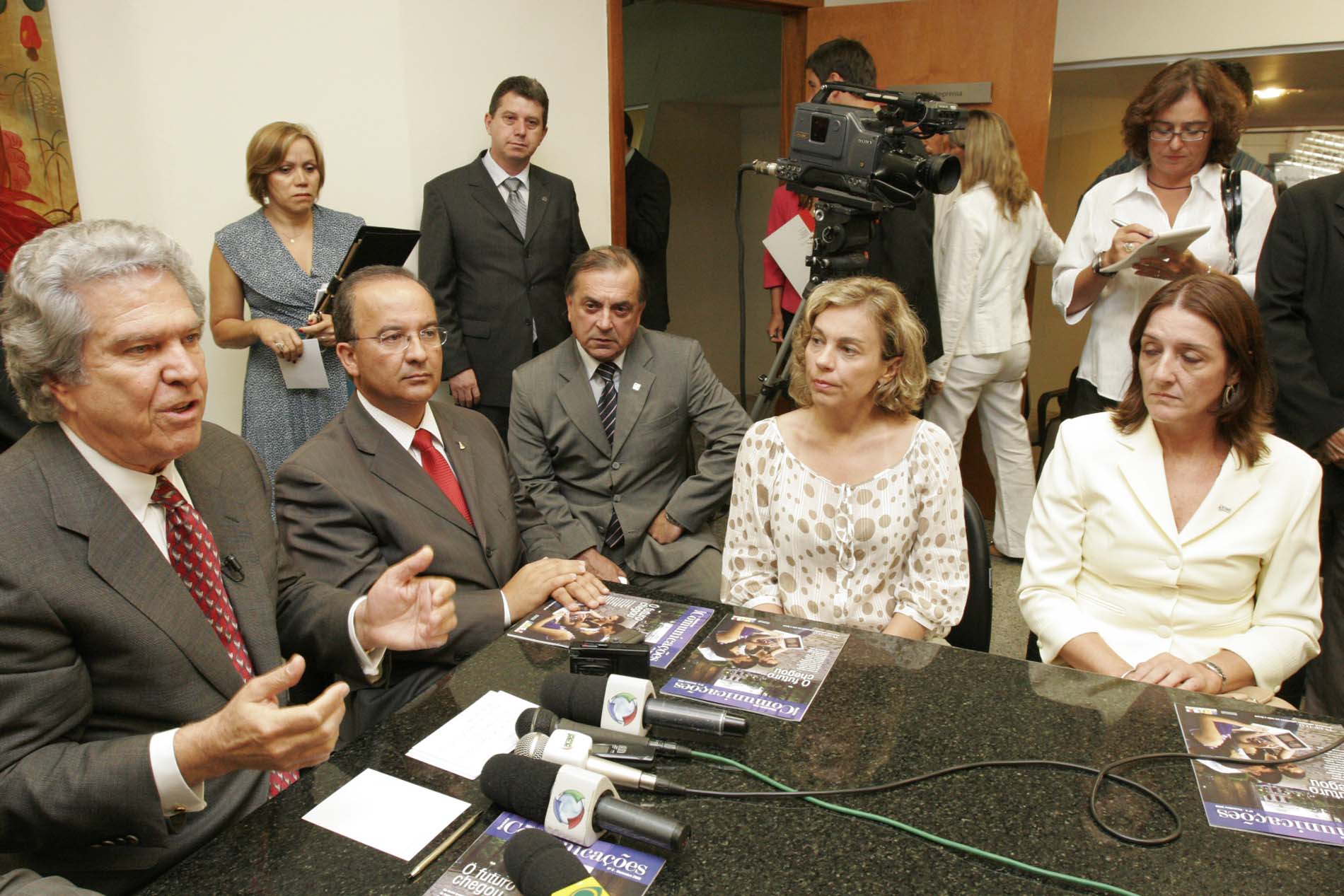 Coletiva - Ministro das Comunicações