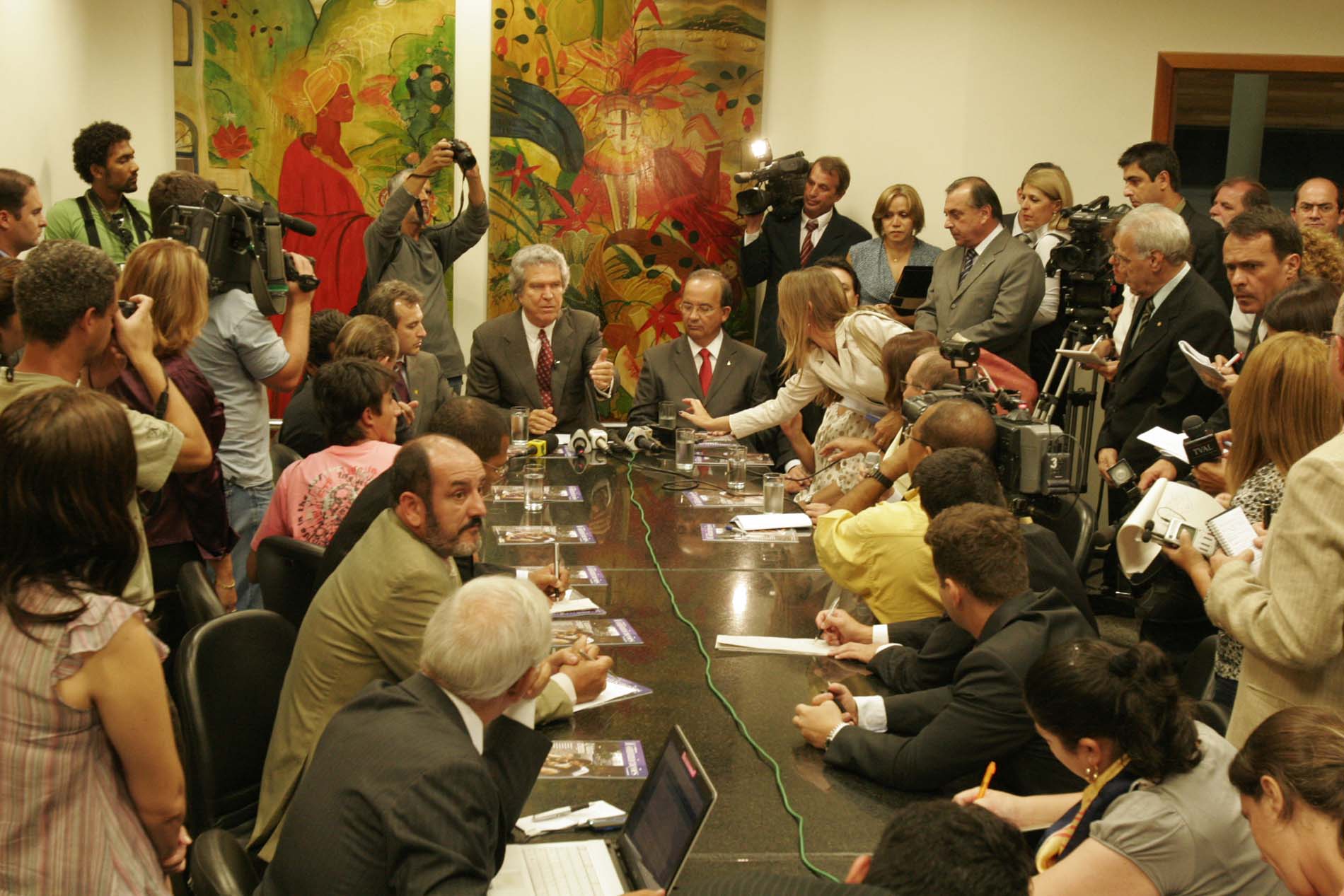 Coletiva - Ministro das Comunicações