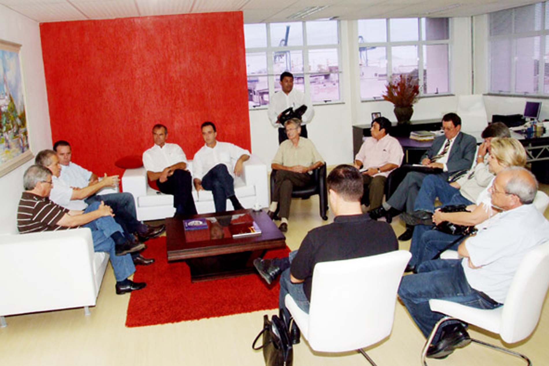Bancada do PP em visita às cidades atingidas pelas cheias do ano passado.