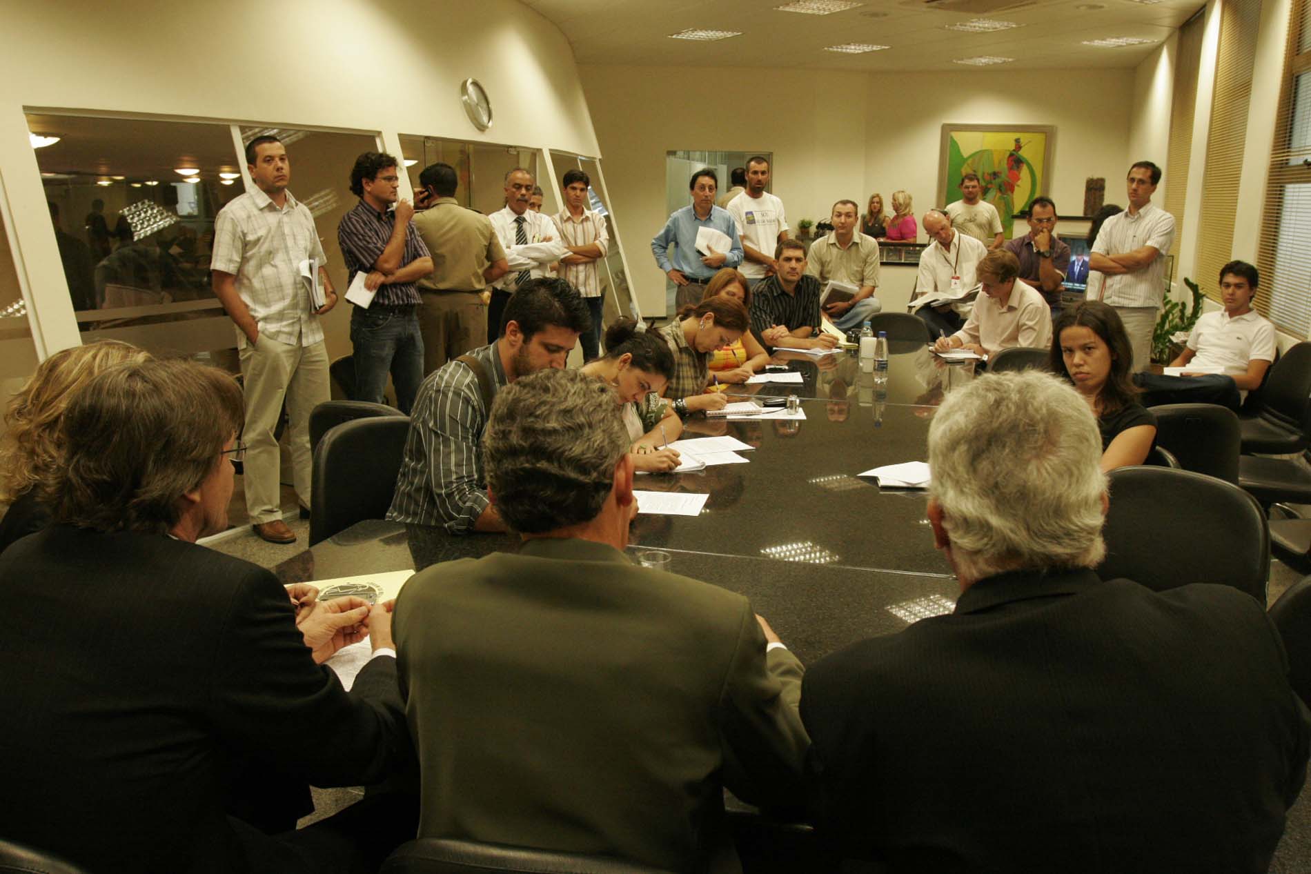 Coletiva da bancada do PT