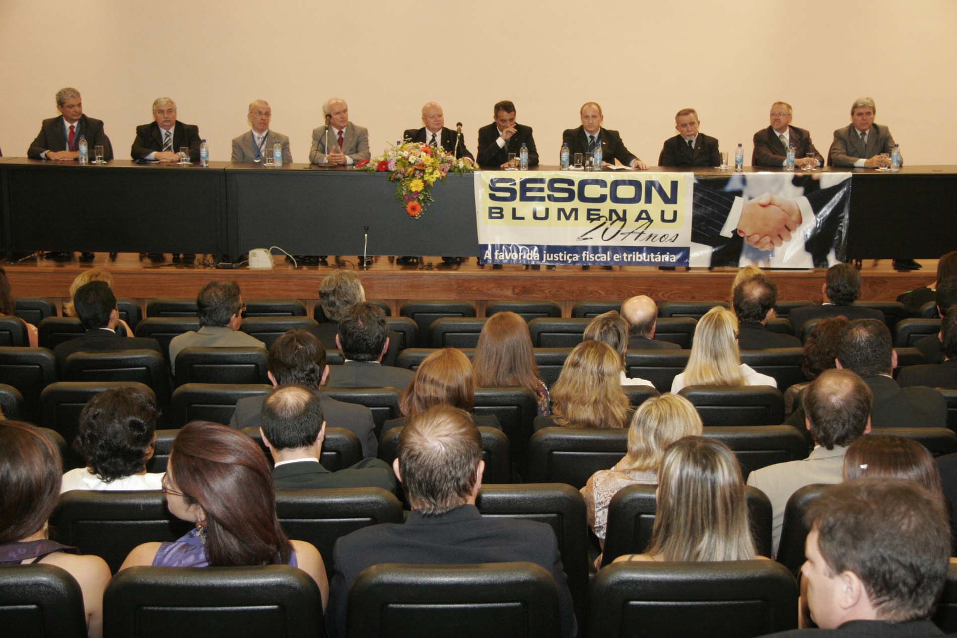 Ato solene pelos 20 anos do Sindicato dos Contabilistas de SC