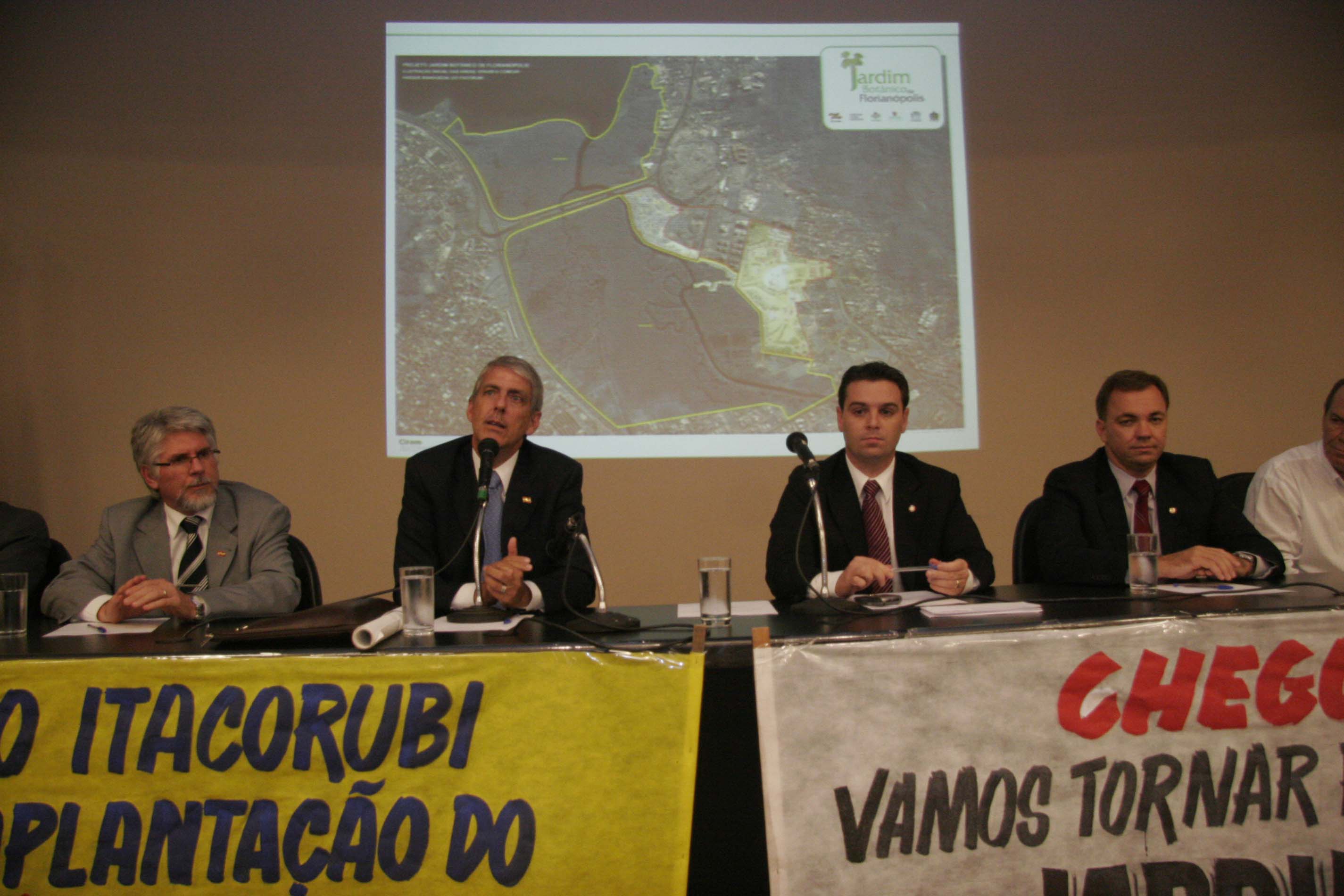 Apresentação do cronograma de ações para a implantação do Jardim Botânico
