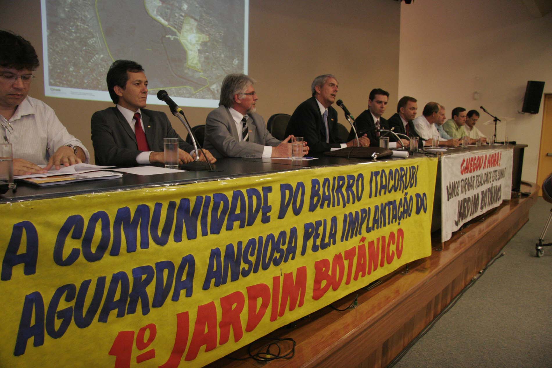 Apresentação do cronograma de ações para a implantação do Jardim Botânico