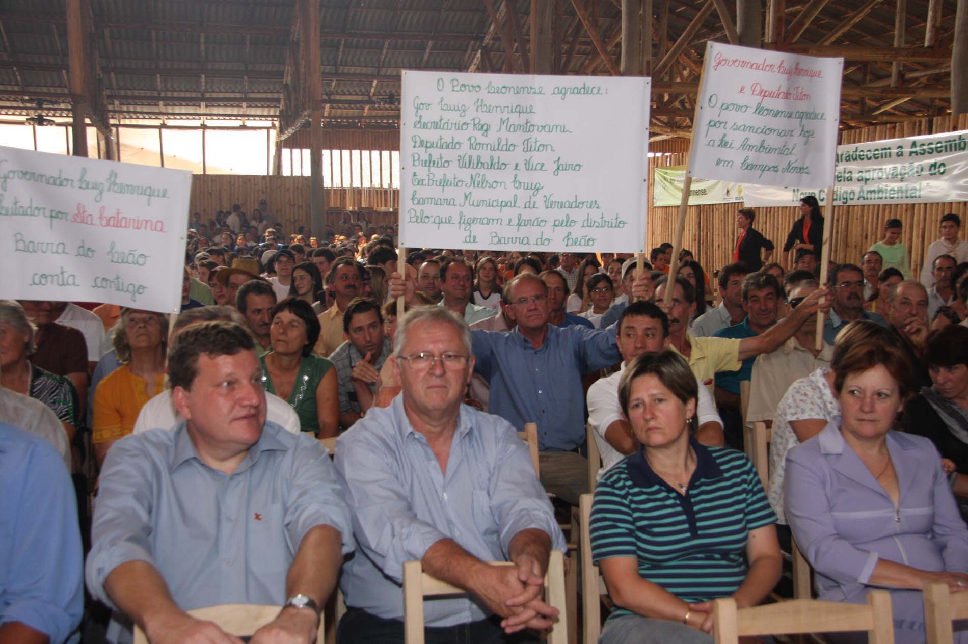 Governador sanciona Código Ambiental em Campos Novos