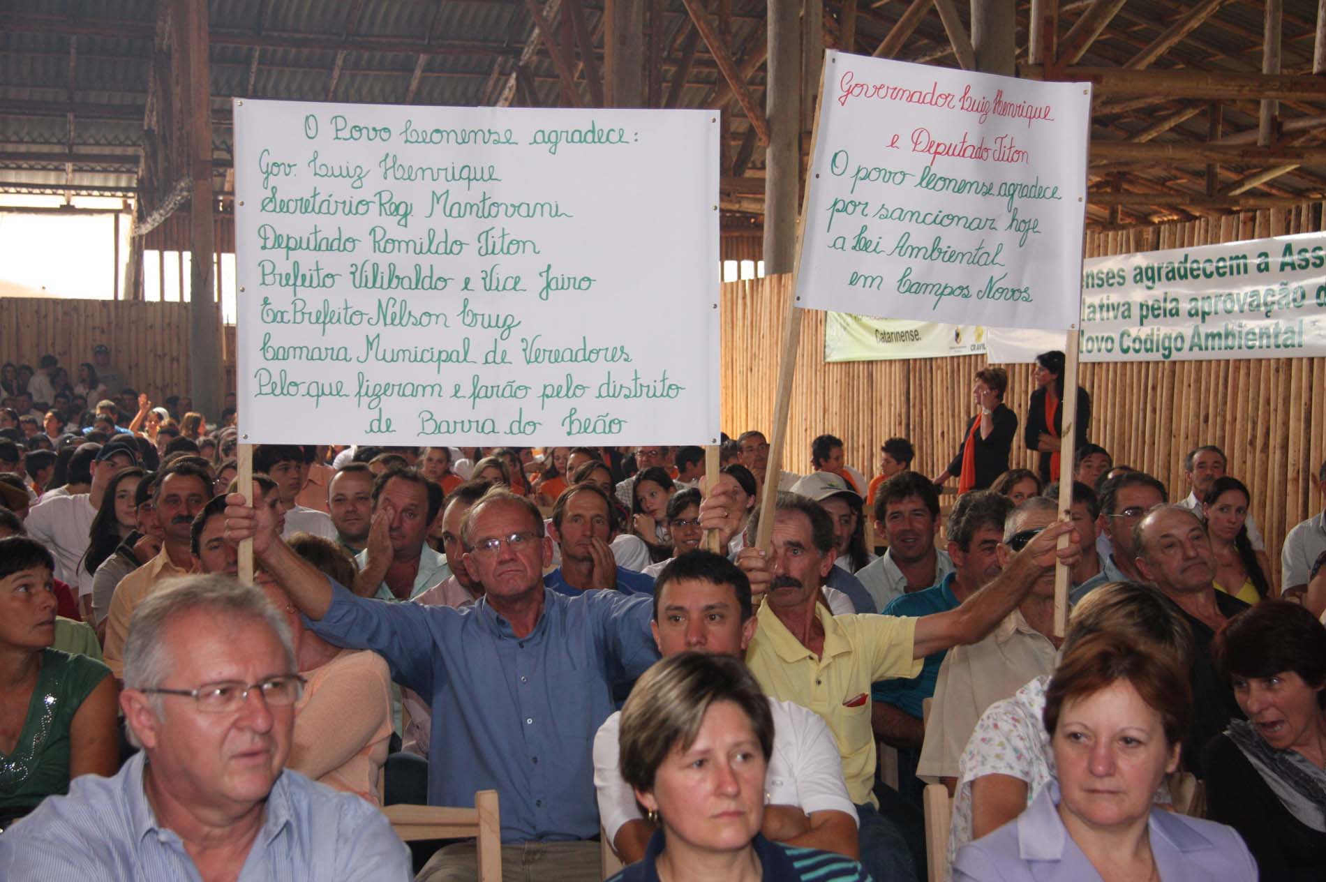 Governador sanciona Código Ambiental em Campos Novos