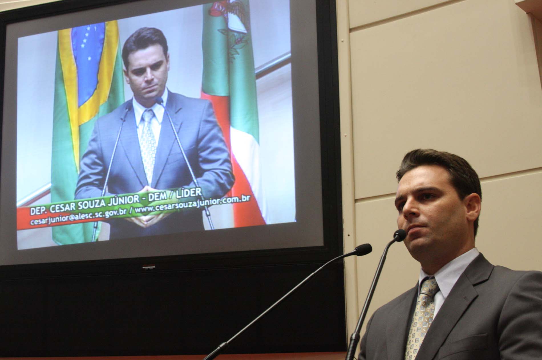 Deputado Cesar Souza Junior (DEM)