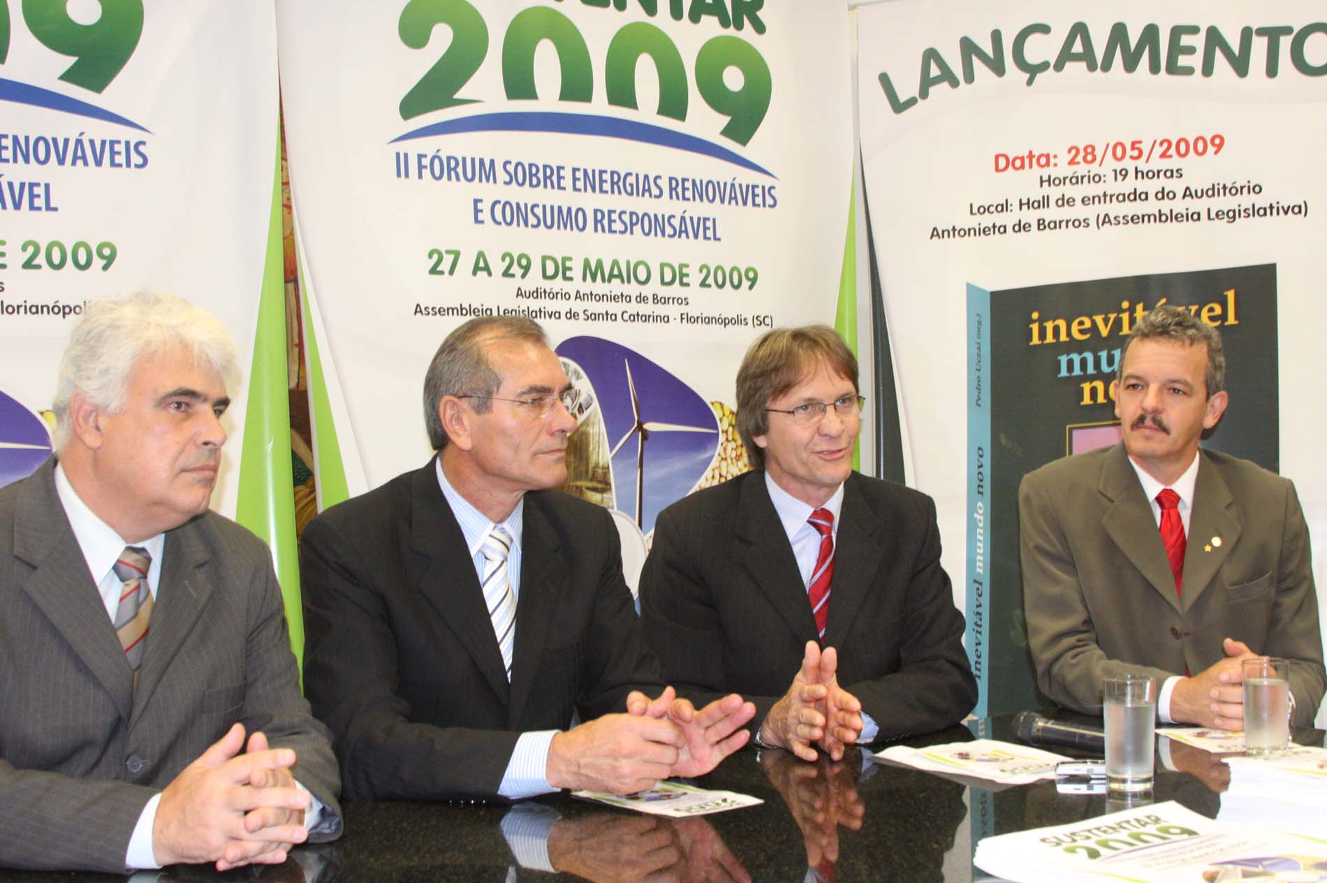 Coletiva de lançamento do Sustentar 2009 – II Fórum sobre Energias Renováveis e Consumo Responsável