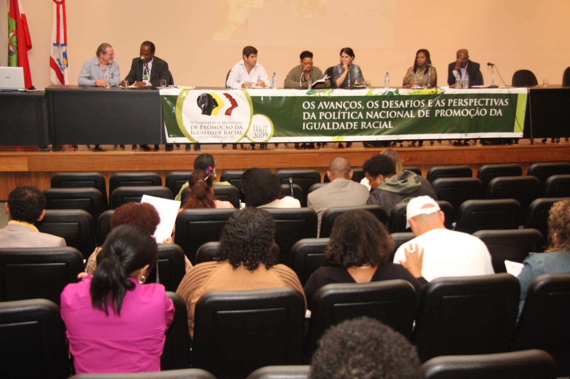 Auditório Deputada Antonieta de Barros - Conferência Municipal de Promoção da Igualdade Racial