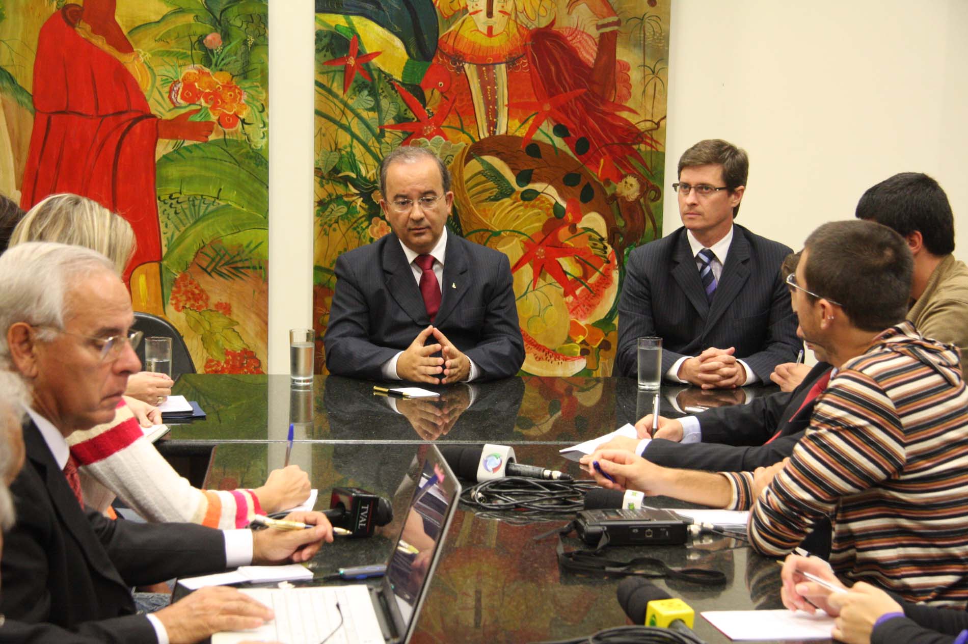 Entrevista Coletiva com o Deputado Jorginho Mello (PSDB) - Presidente da ALESC