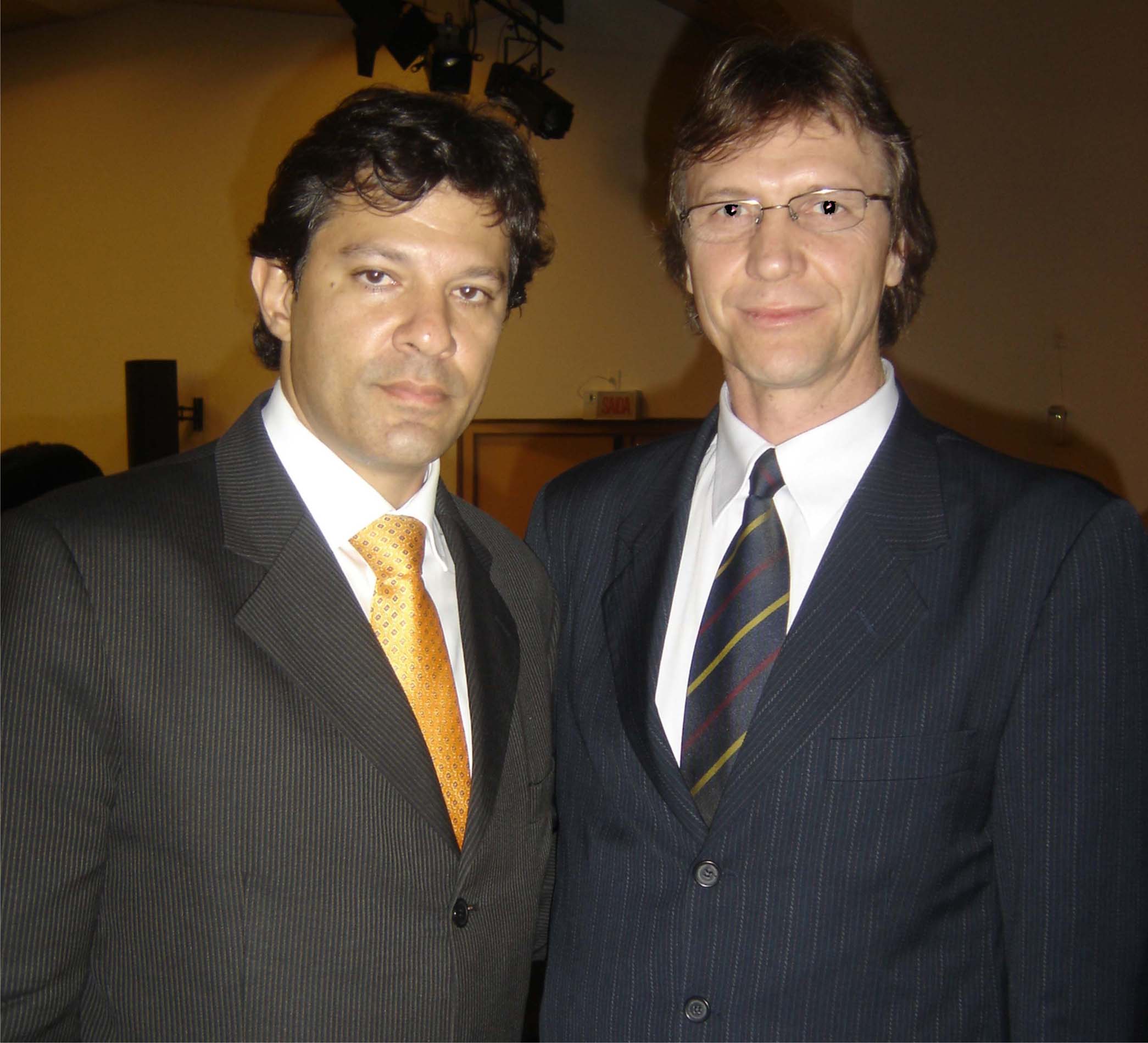 Dep. Pedro Uczai e Ministro da Educação Fernando Haddad