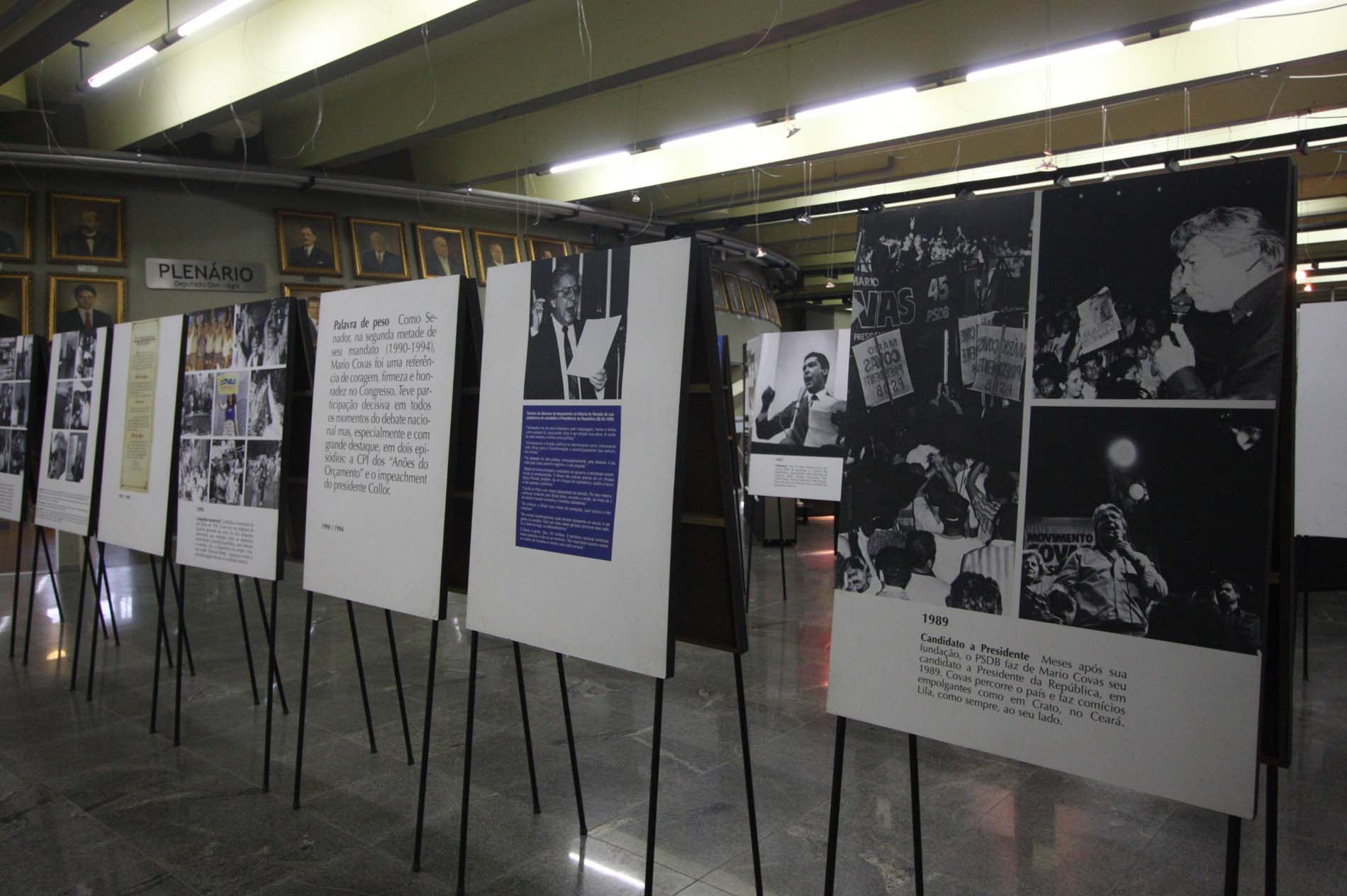 Exposição itinerante Mario Covas tem início na Capital catarinense