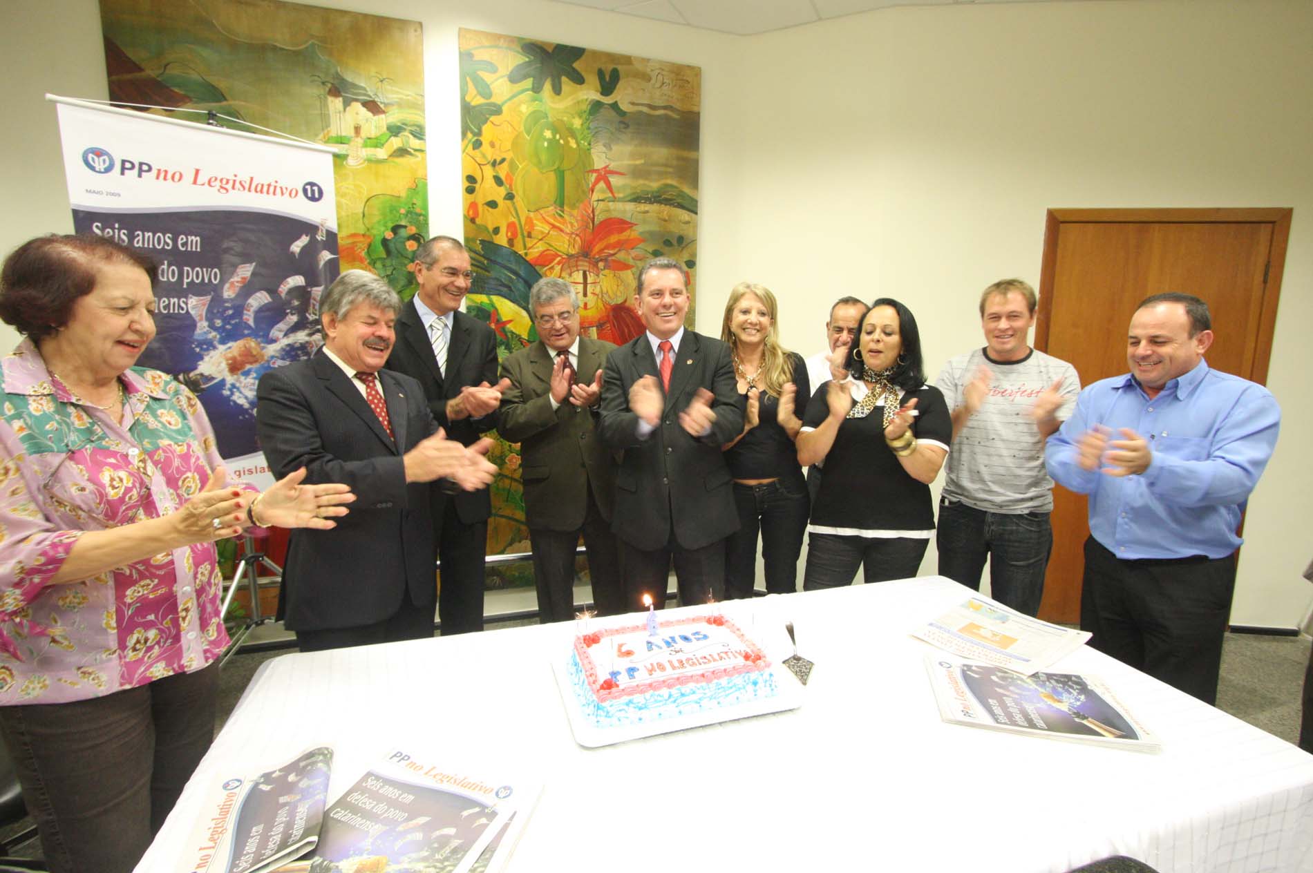 Aniversário de 6 anos do  PP no legislativo
