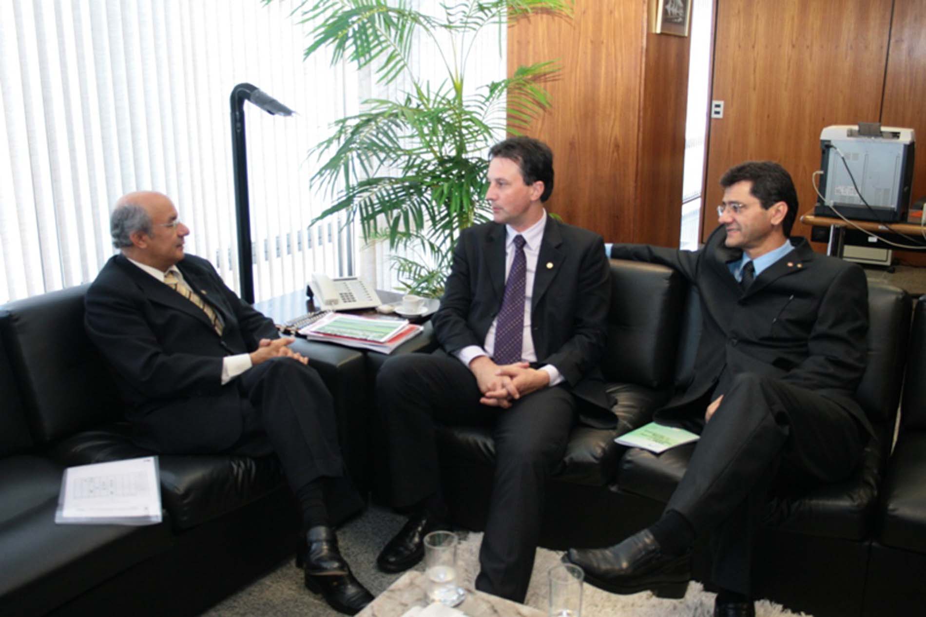 Deputado Jailson Lima e o Ministro José Pimentel