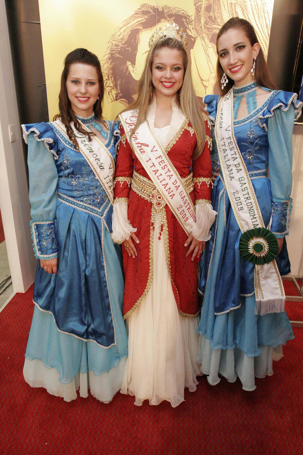 Rainhas da 5ª Festa da Gastronomia Italiana de Nova Veneza