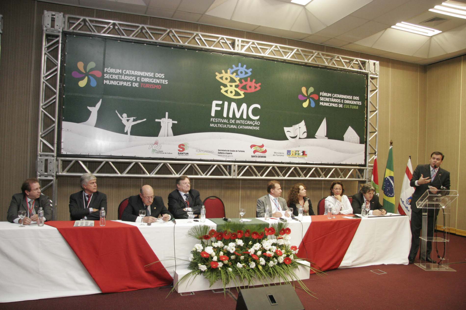 Abertura do Fórum Catarinense dos secretários e dirigentes municipais de turismo