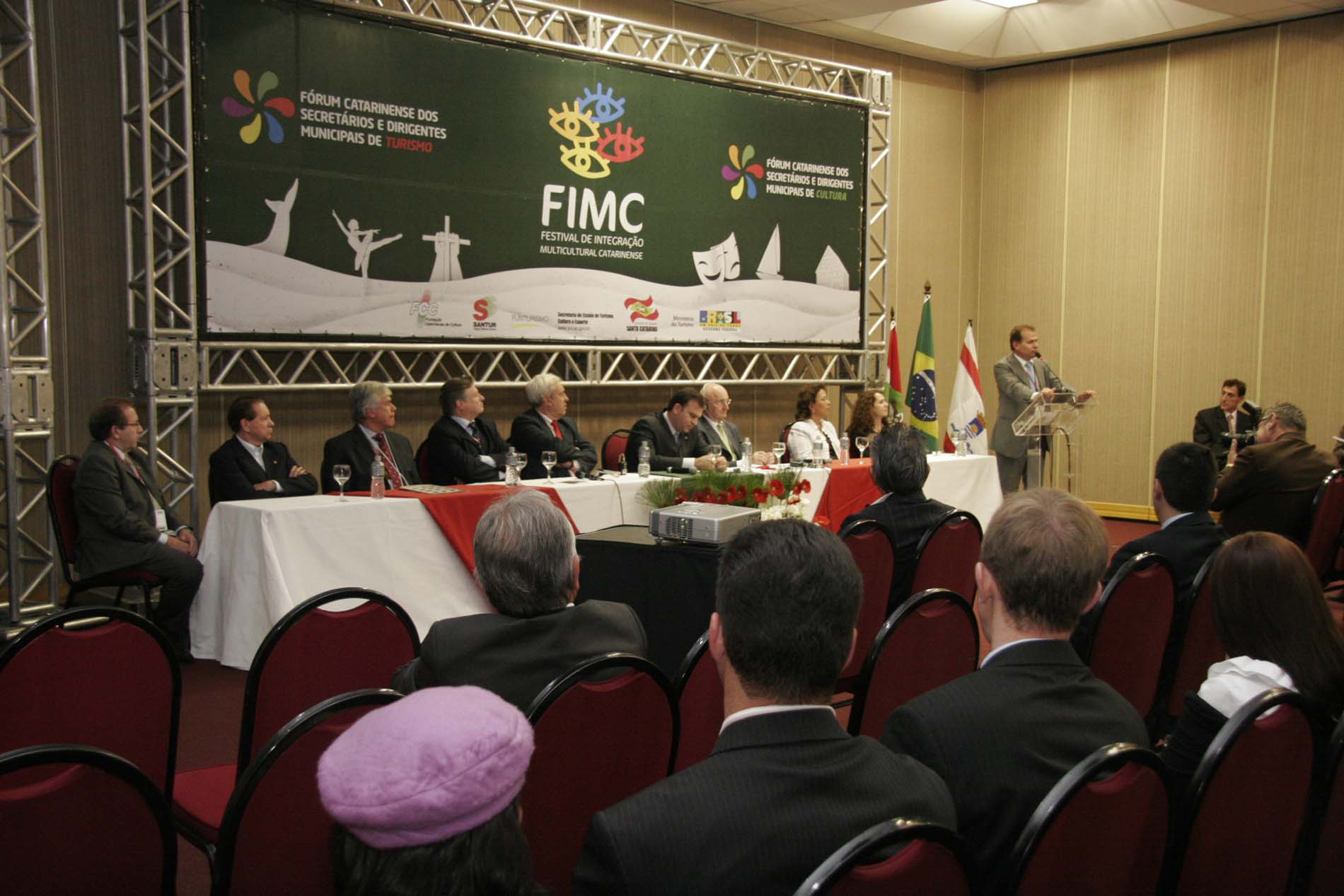 Abertura do Fórum Catarinense dos secretários e dirigentes municipais de turismo