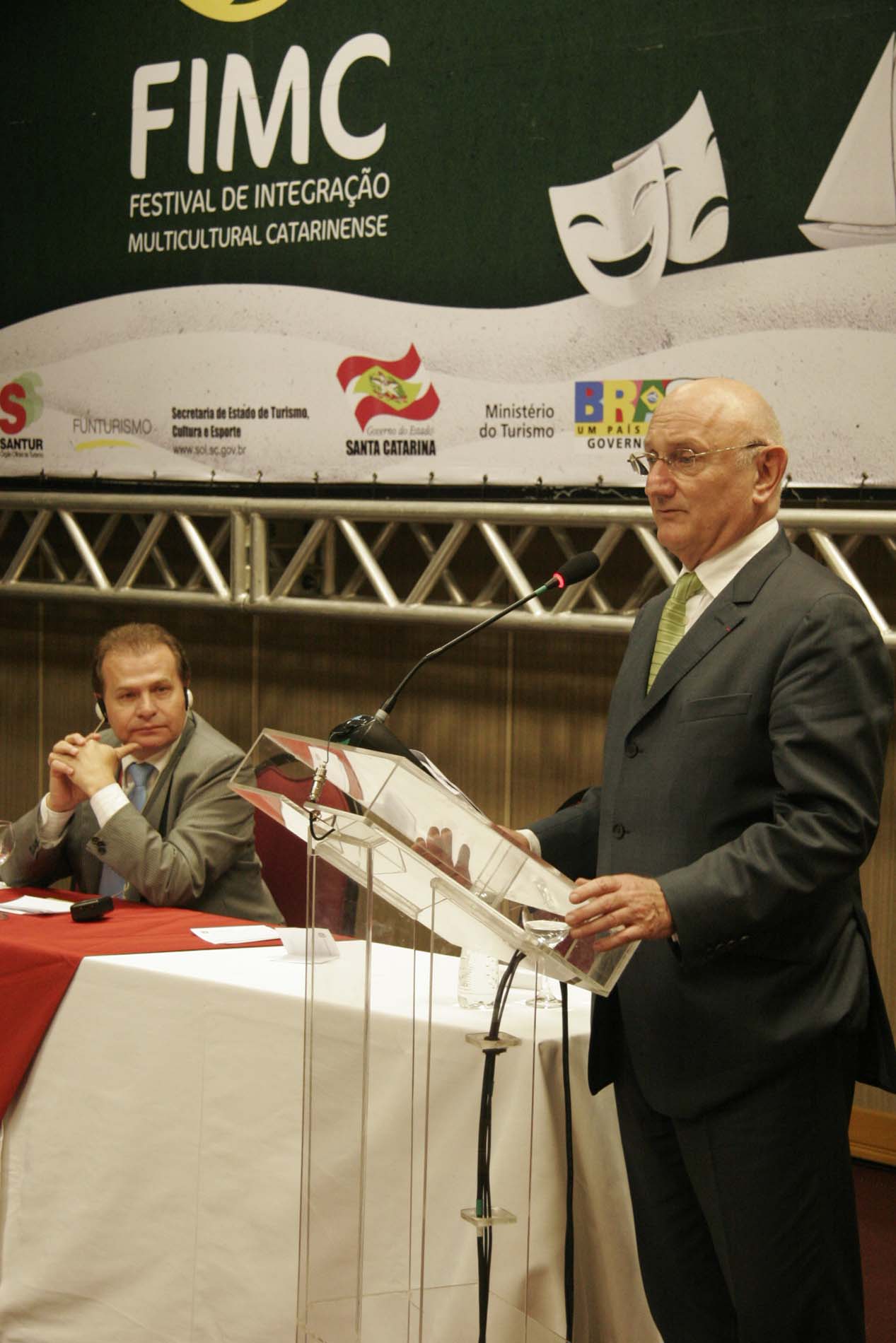 Abertura do Fórum Catarinense dos secretários e dirigentes municipais de turismo