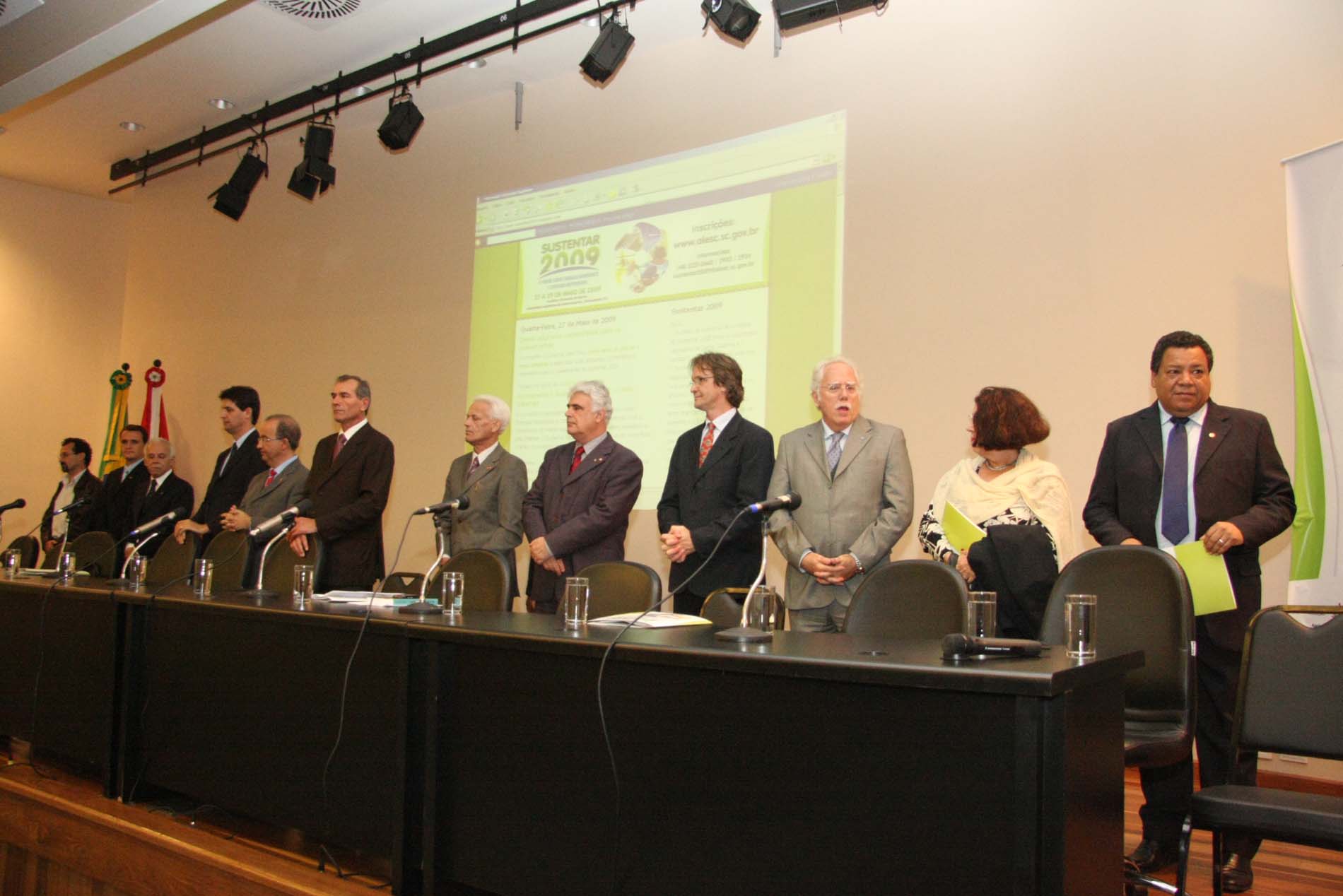 Abertura do SUSTENTAR 2009