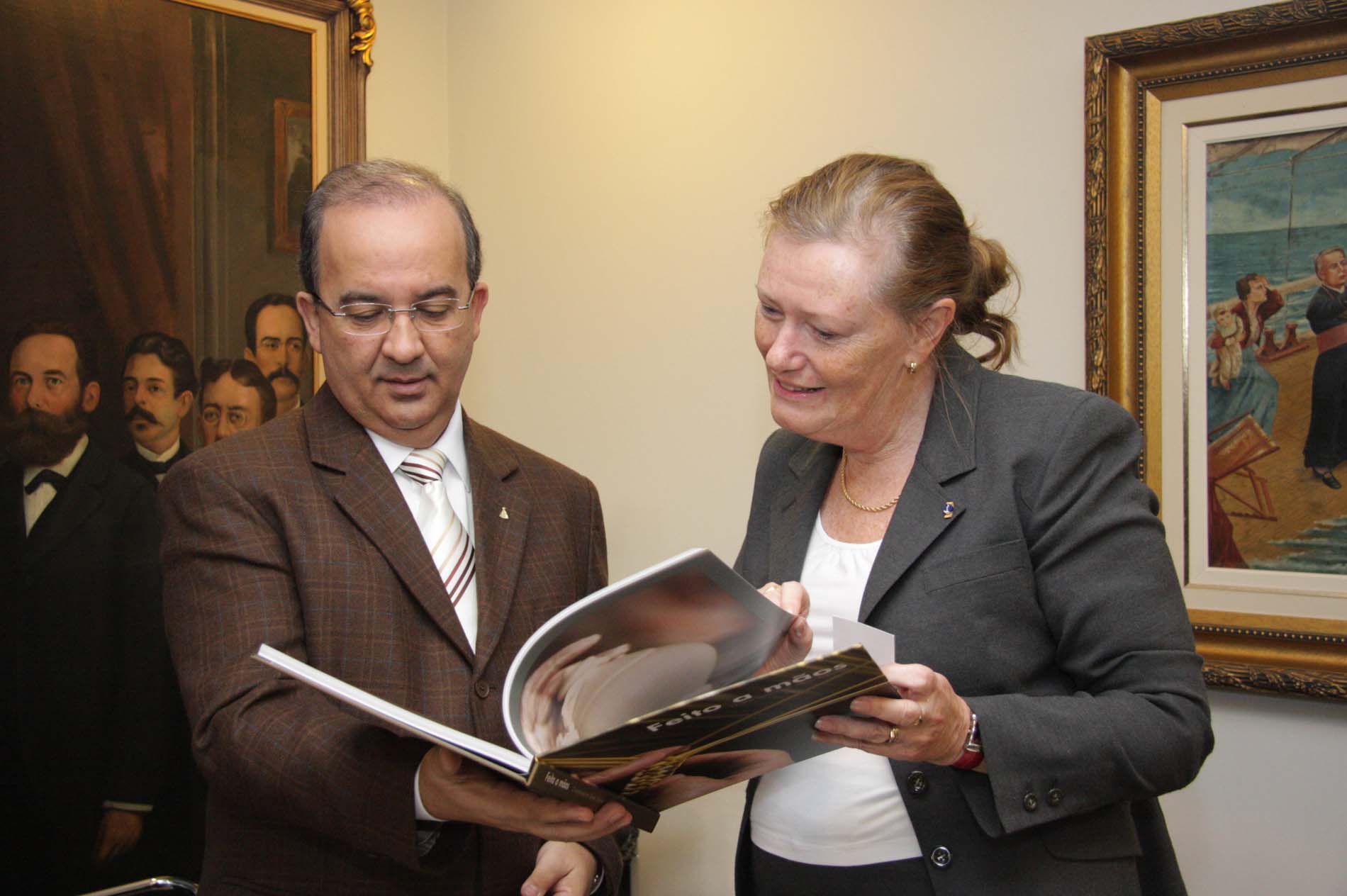 Visita da Embaixadora da Noruega