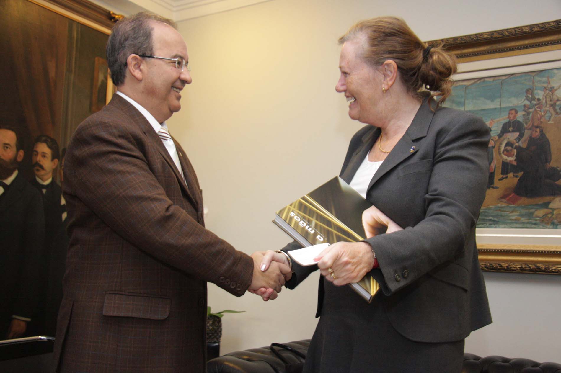 Visita da Embaixadora da Noruega