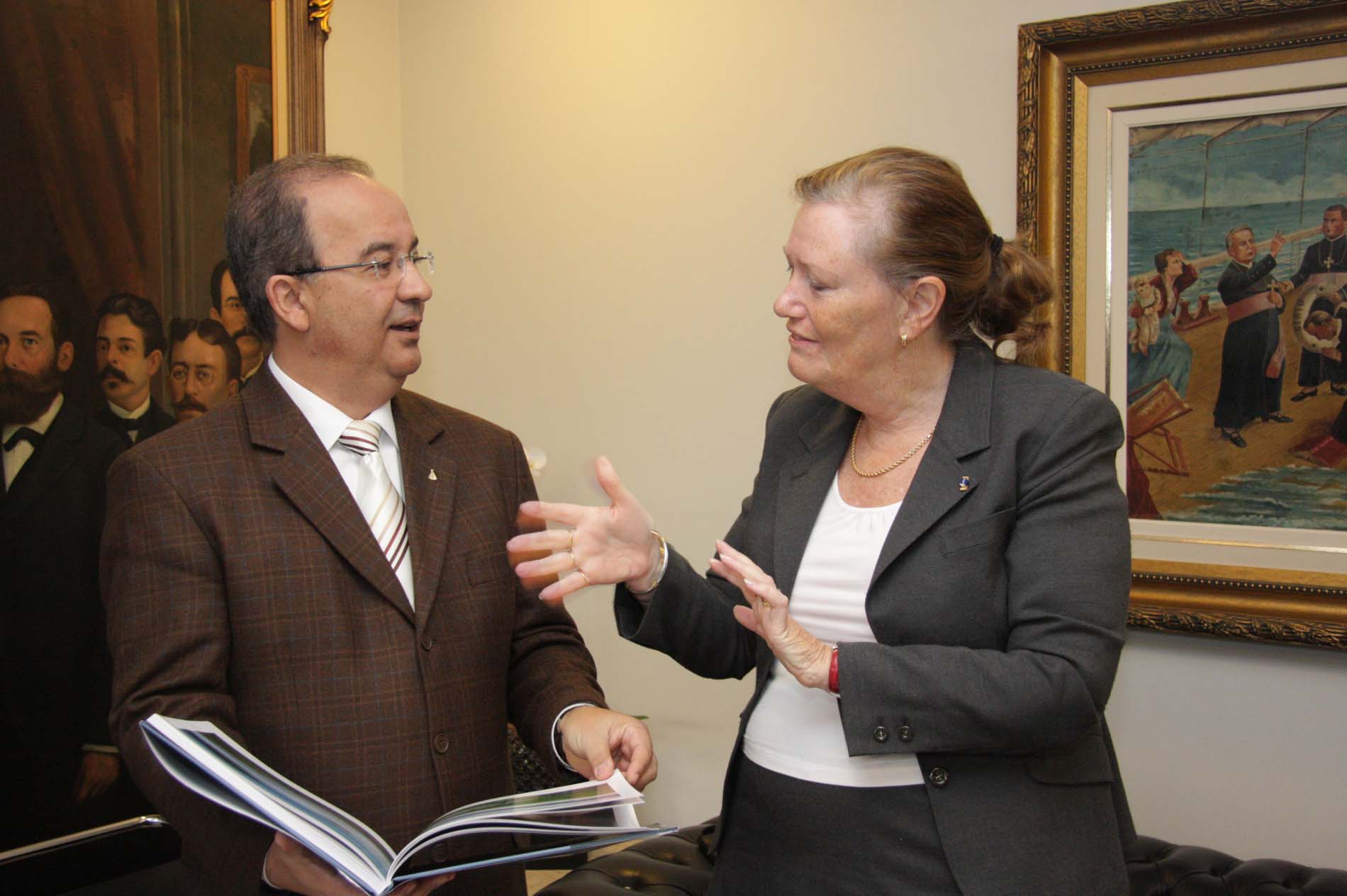 Visita da Embaixadora da Noruega