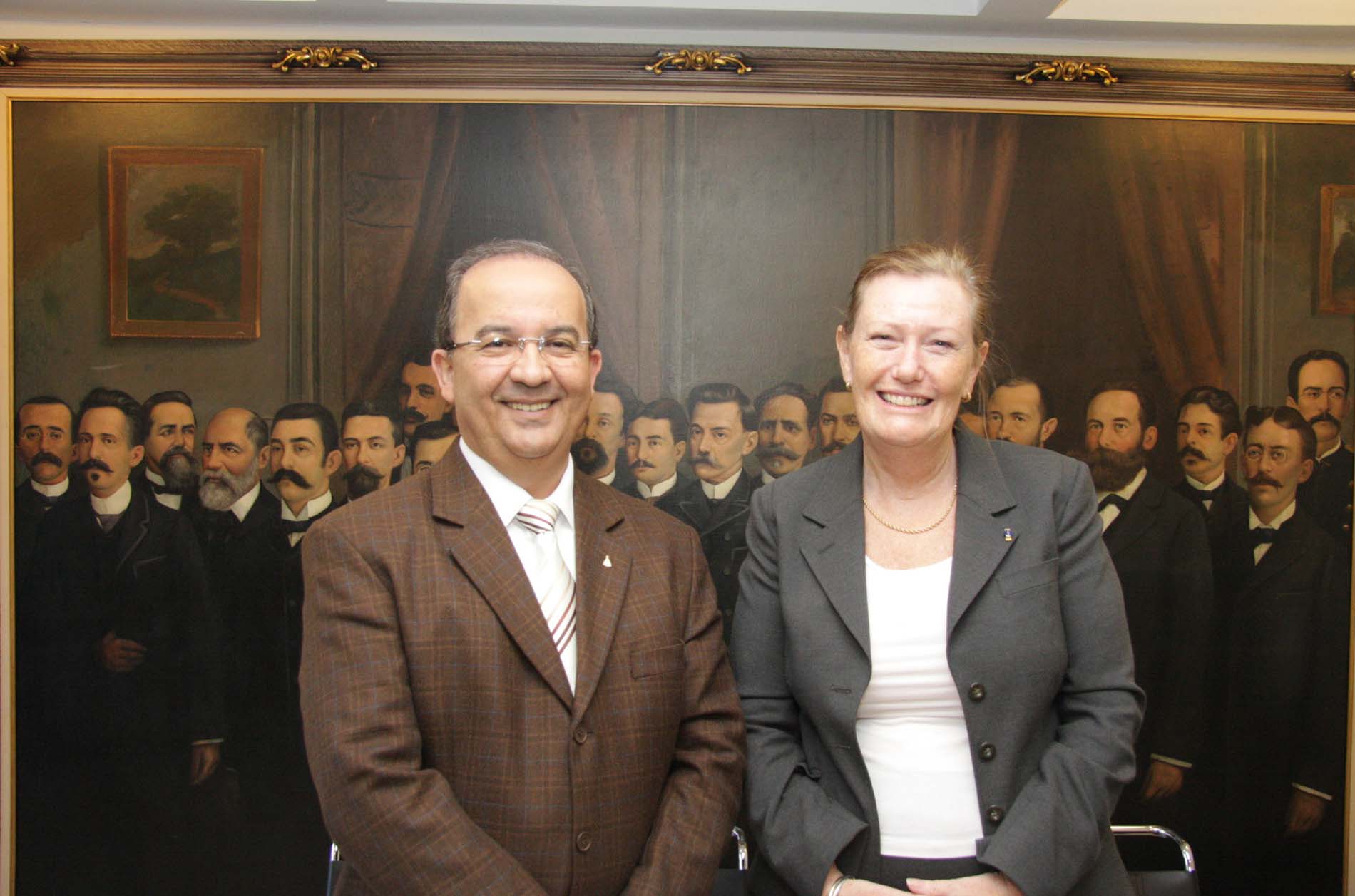 Visita da Embaixadora da Noruega