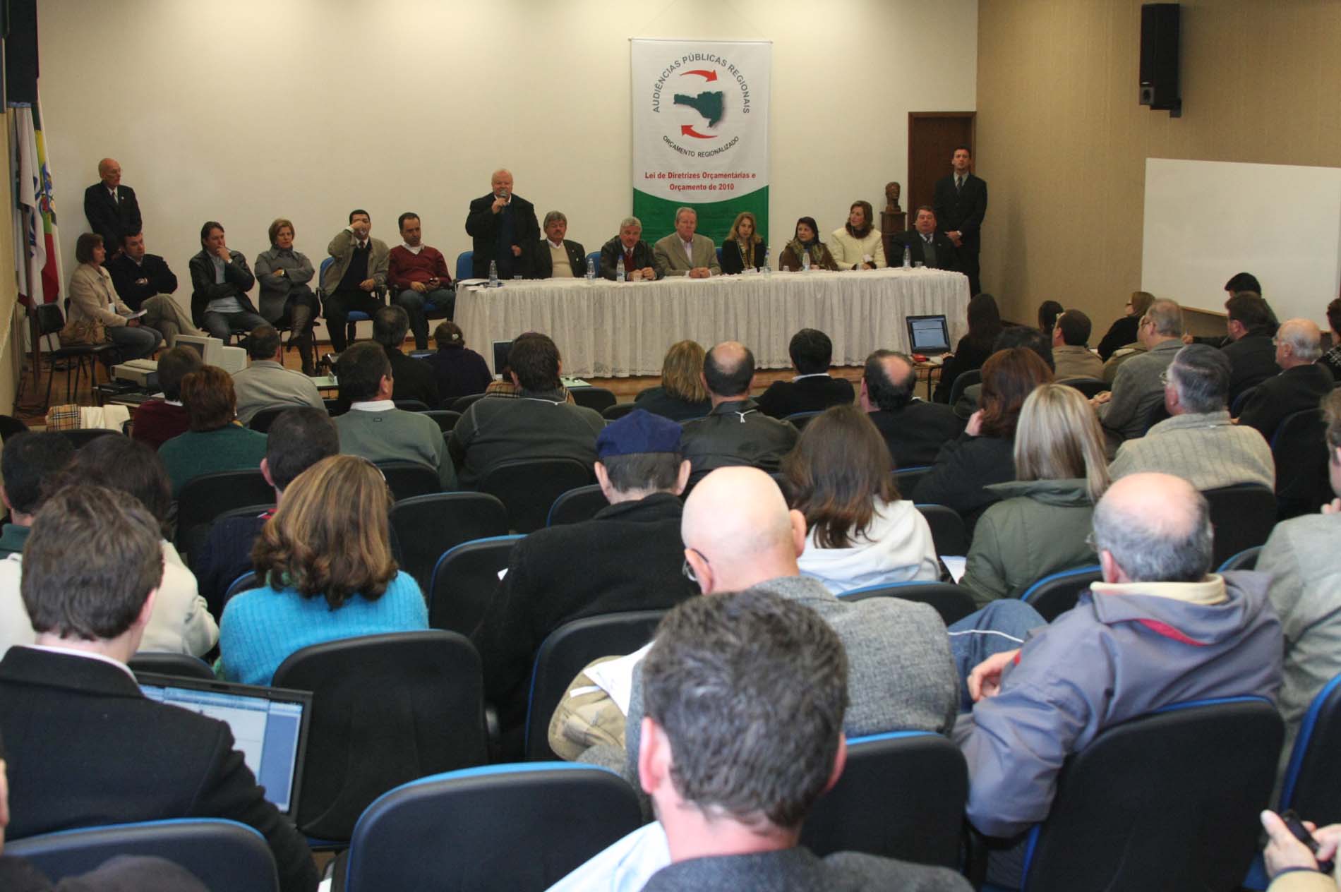 Audiência Pública Orçamento Regionalizado Joaçaba