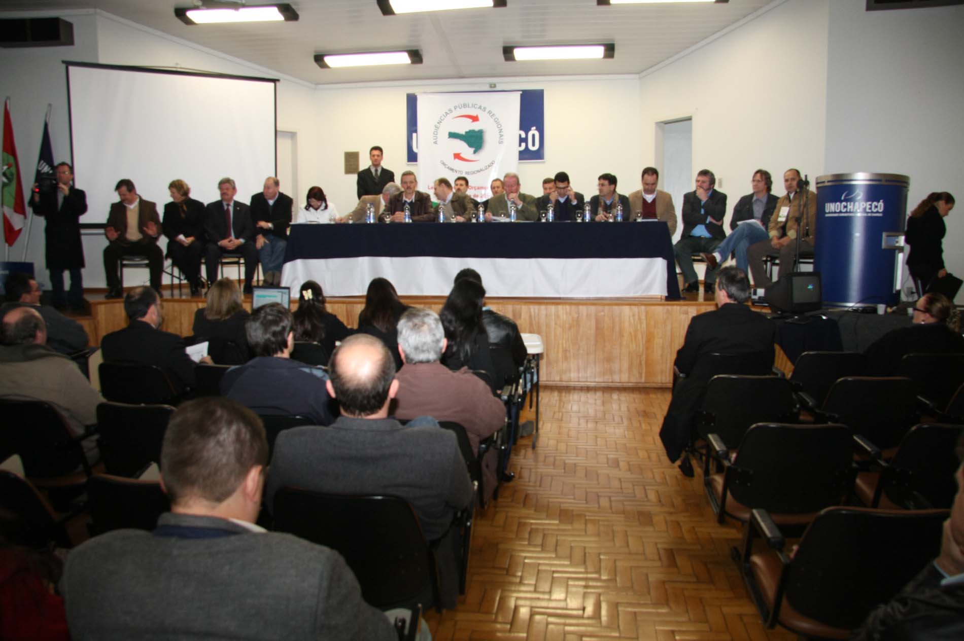 Audiência Pública Orçamento Regionalizado Chapecó