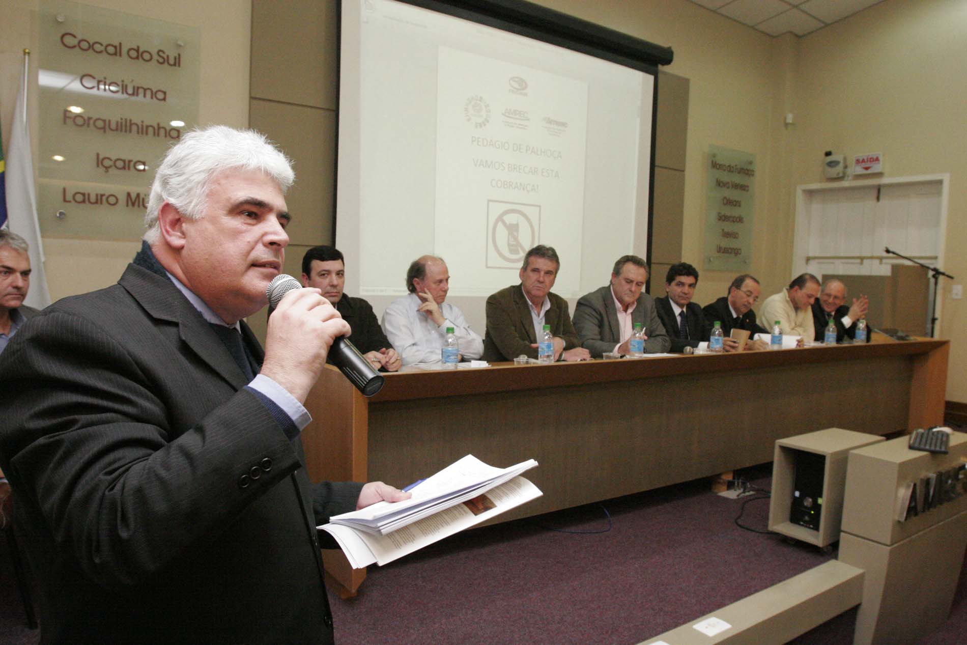 Audiência Pública em Criciúma  -  Pedágio BR-101 Sul
