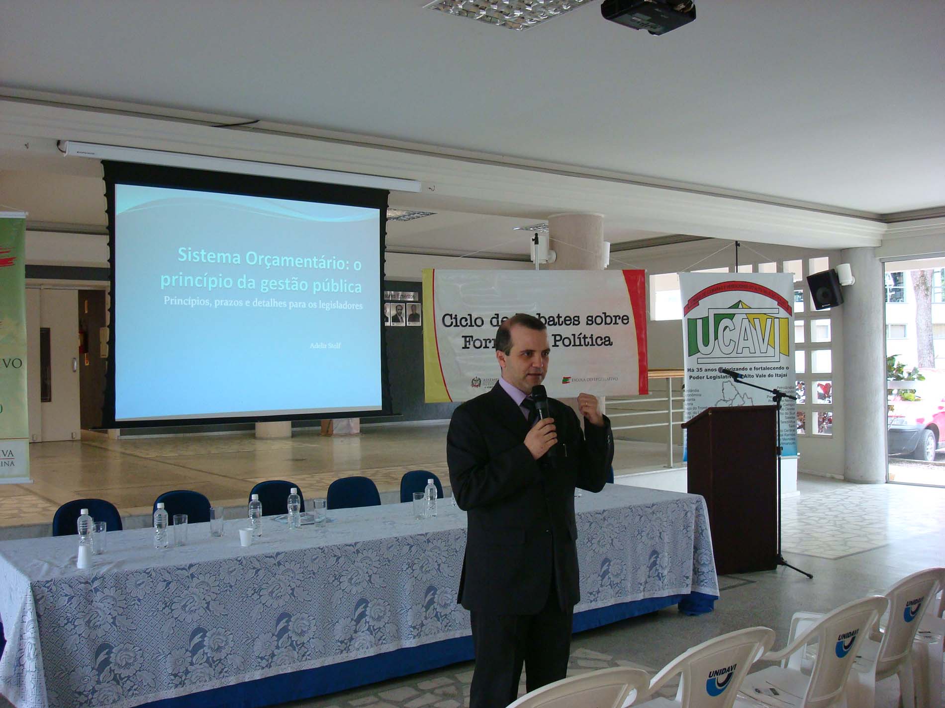 Ciclo de Debates em Rio do Sul – Adelir Stolf