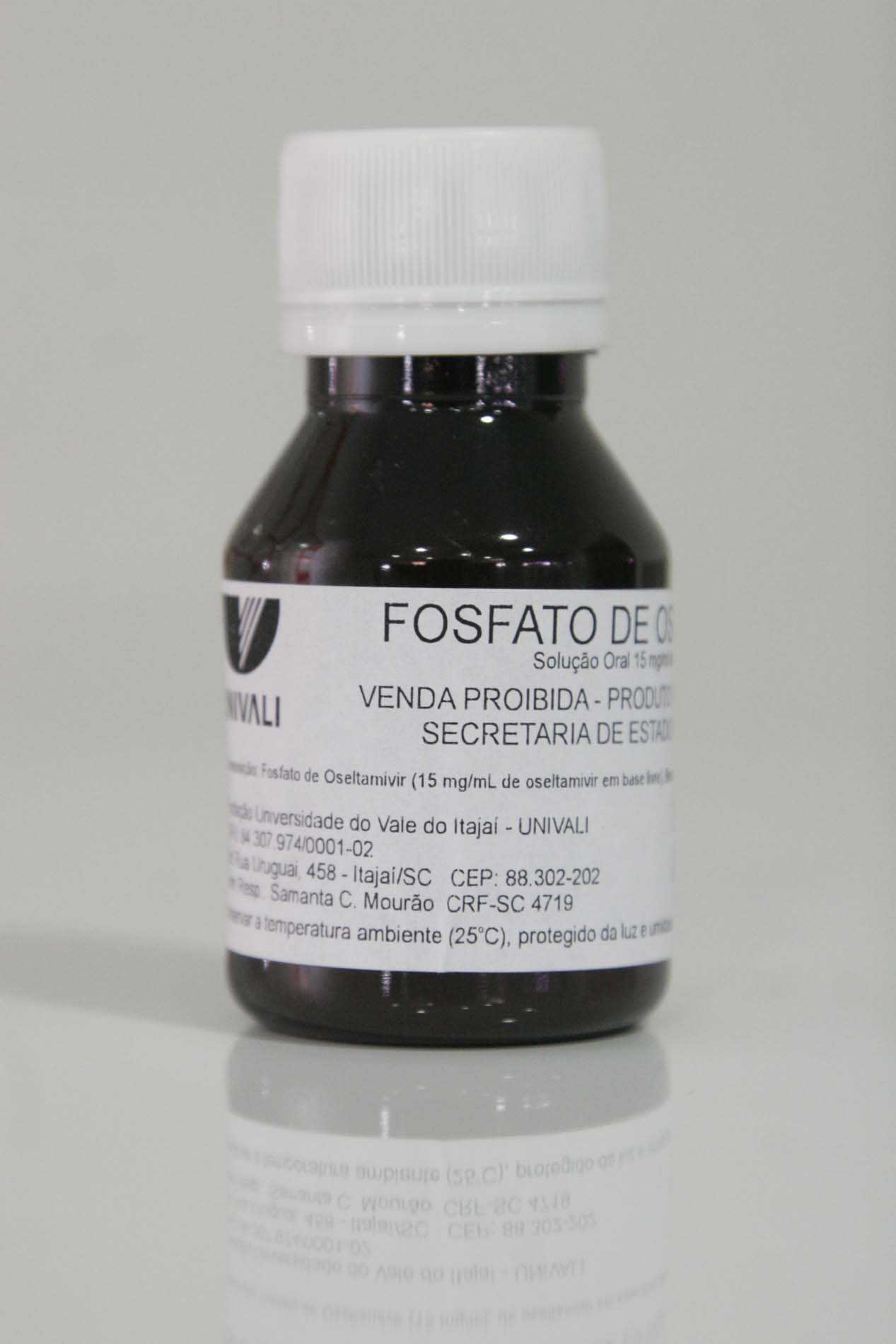 Santa Catarina produz Tamiflu infantil