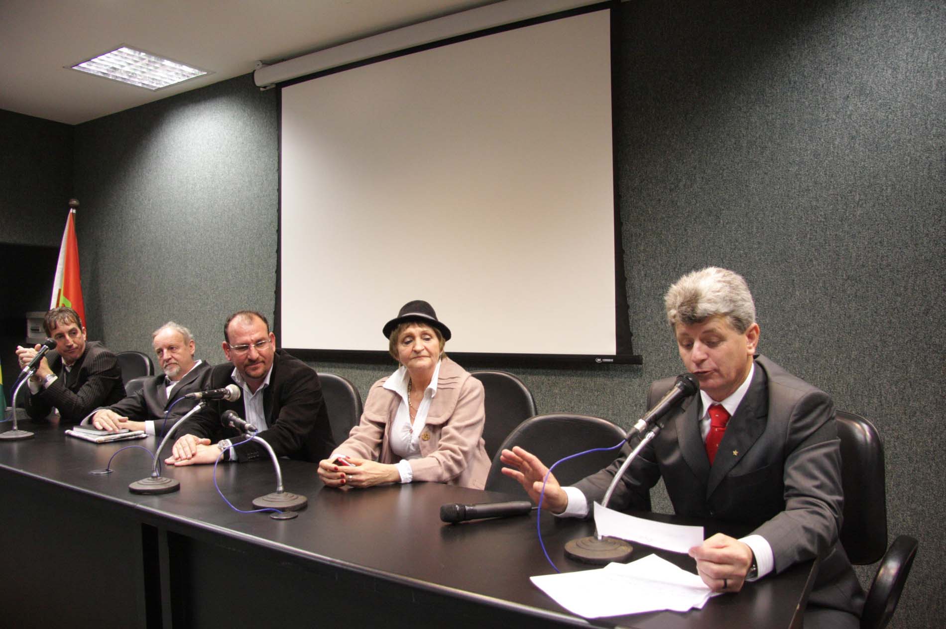 Ato em comemoração a posse do Dep. Círio Vandresen