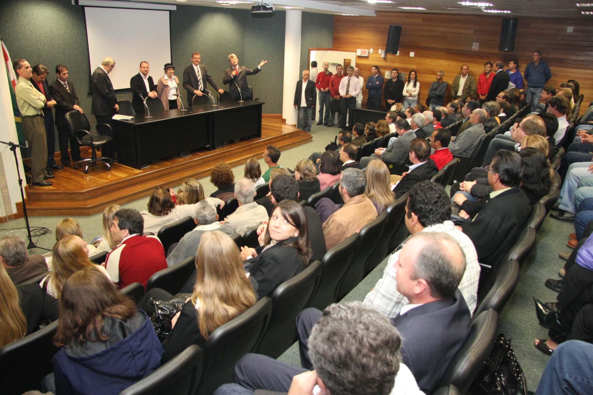 Ato em comemoração a posse do Dep. Círio Vandresen
