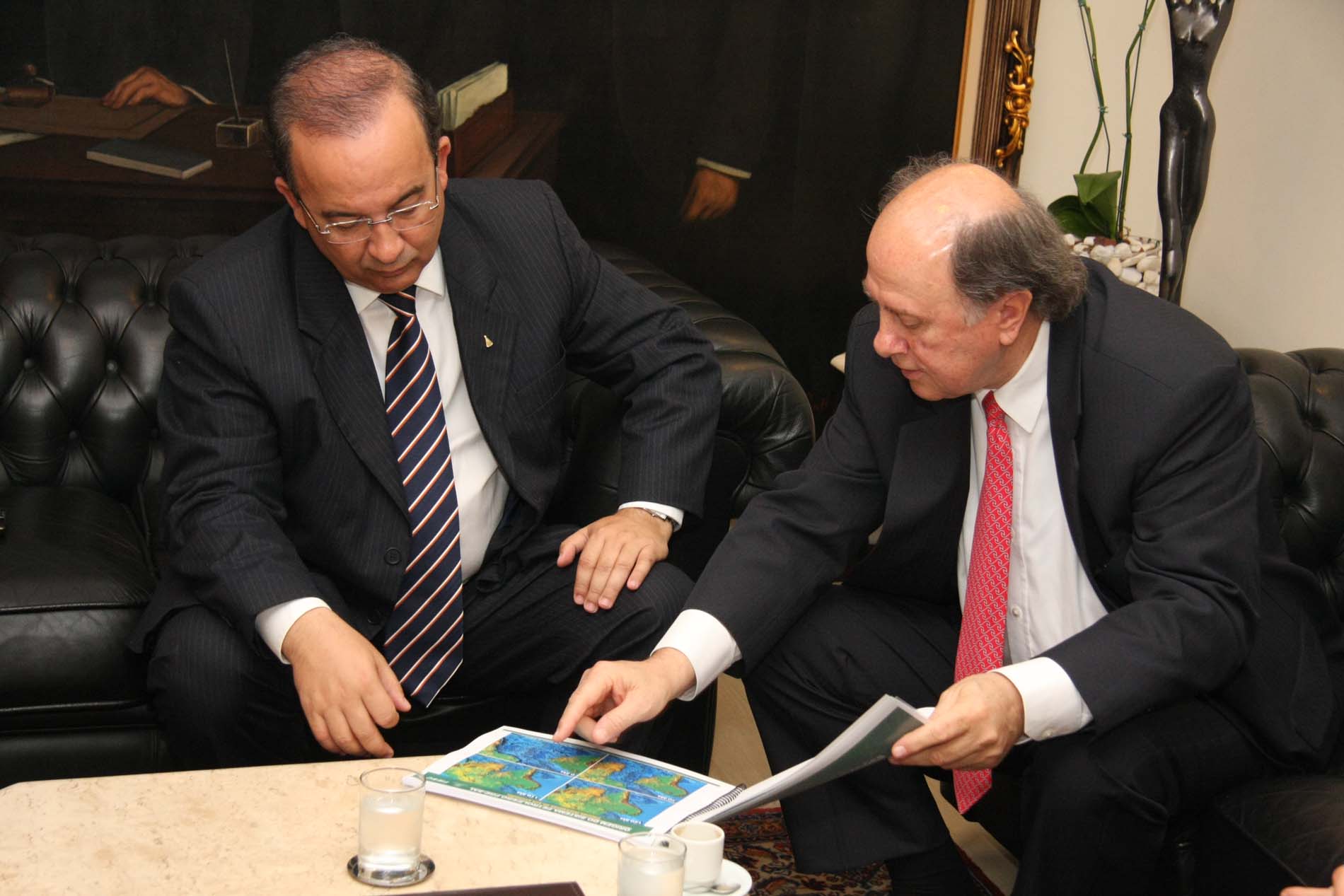Deputado Jorginho Mello (PSDB) e Alcantaro Corrêa
