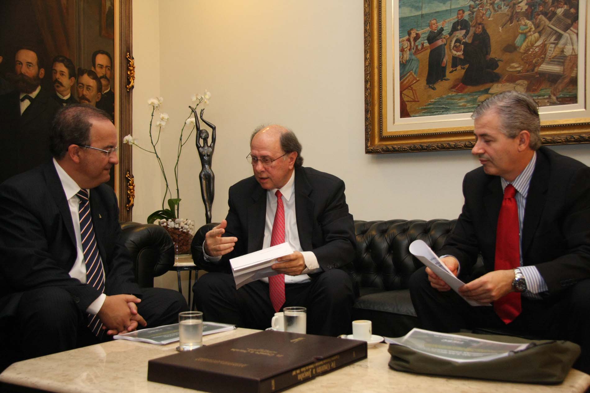 Deputado Jorginho Mello (PSDB) e Alcantaro Corrêa