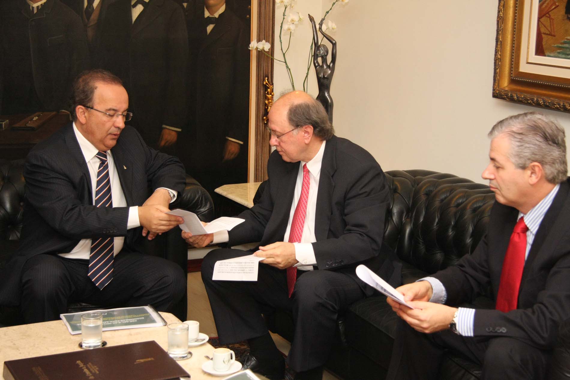 Deputado Jorginho Mello (PSDB) e Alcantaro Corrêa