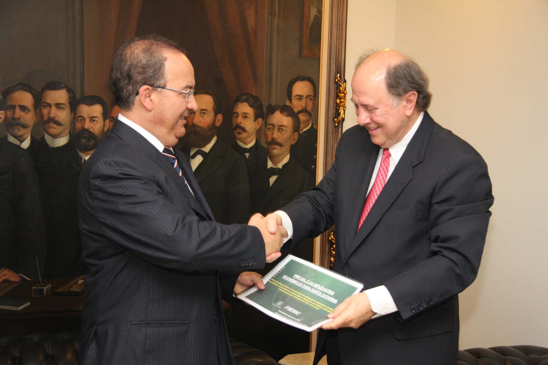 Deputado Jorginho Mello (PSDB) e Alcantaro Corrêa