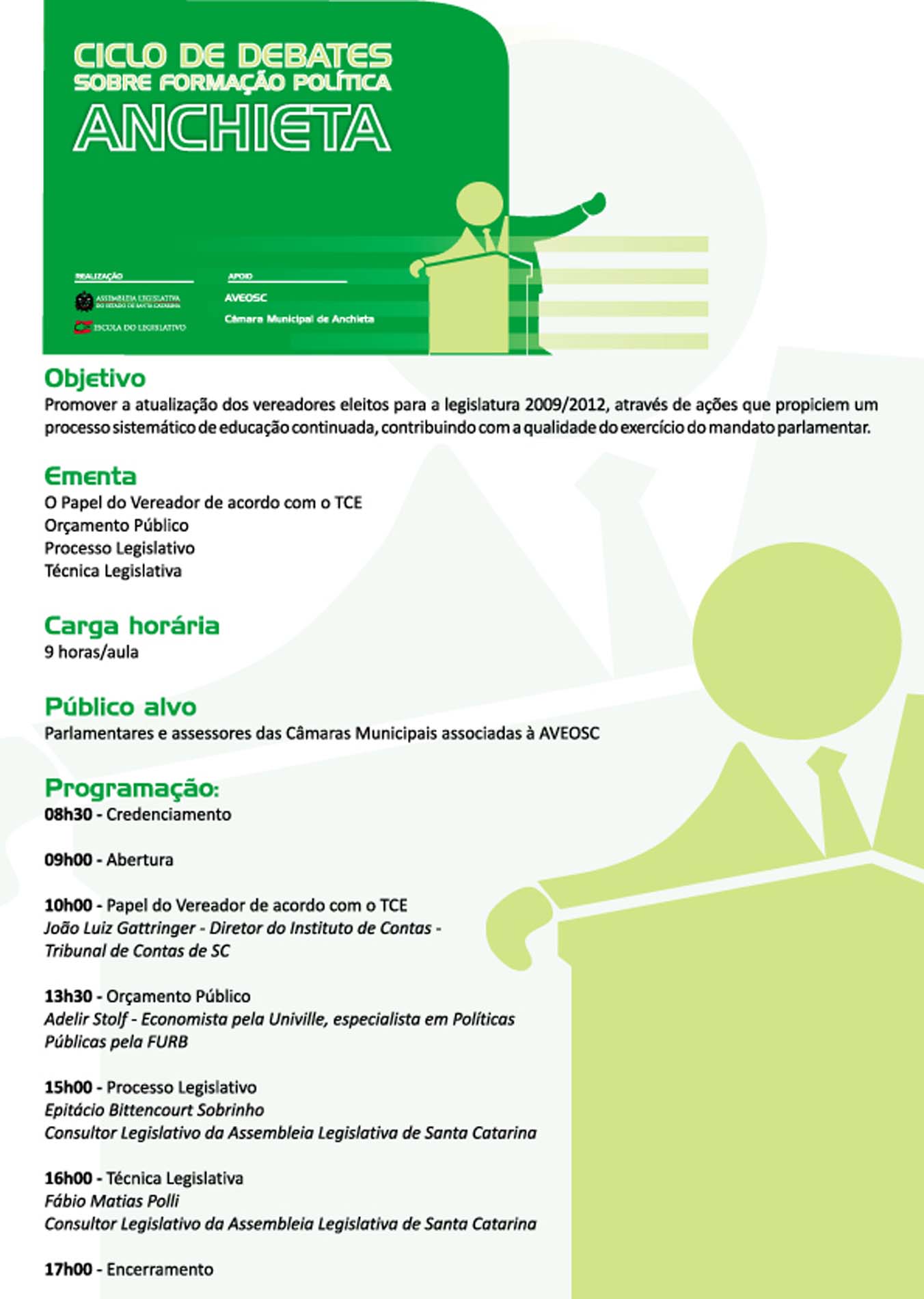 Ciclo de Debates sobre Formação Política