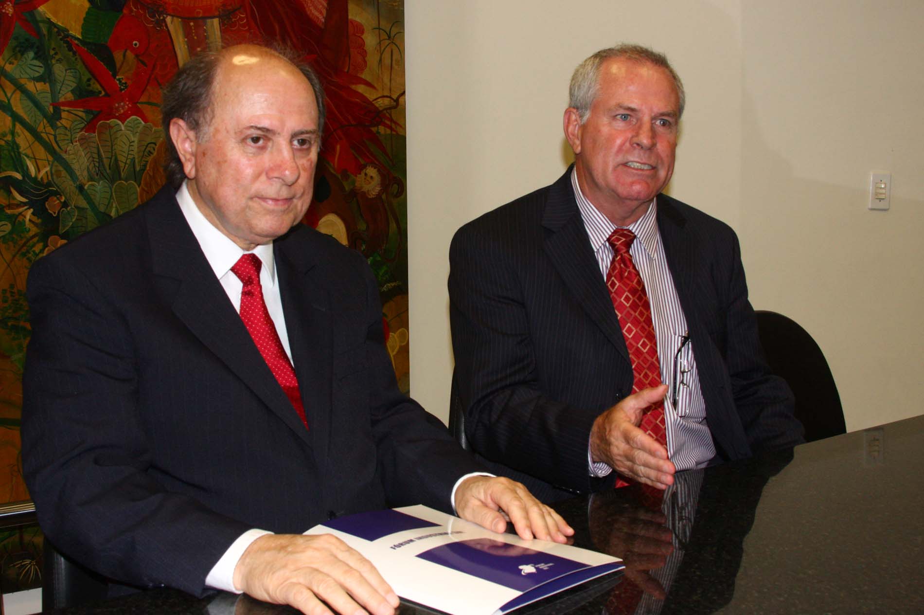Coletiva sobre Pré Sal - Alcantaro Corrêa