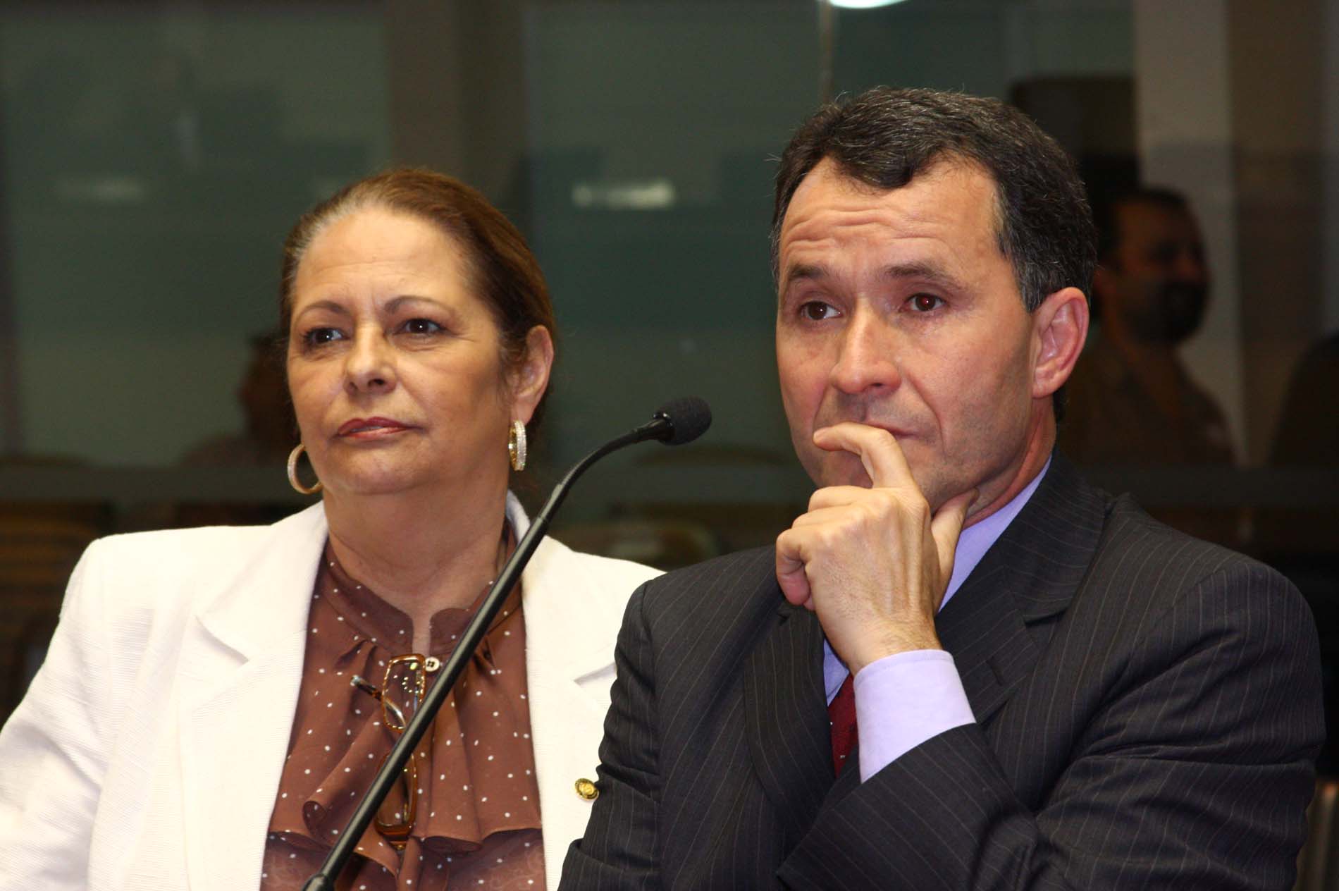 Deputada Ada de Luca (PMDB) e Deputado Darci de Matos (DEM)