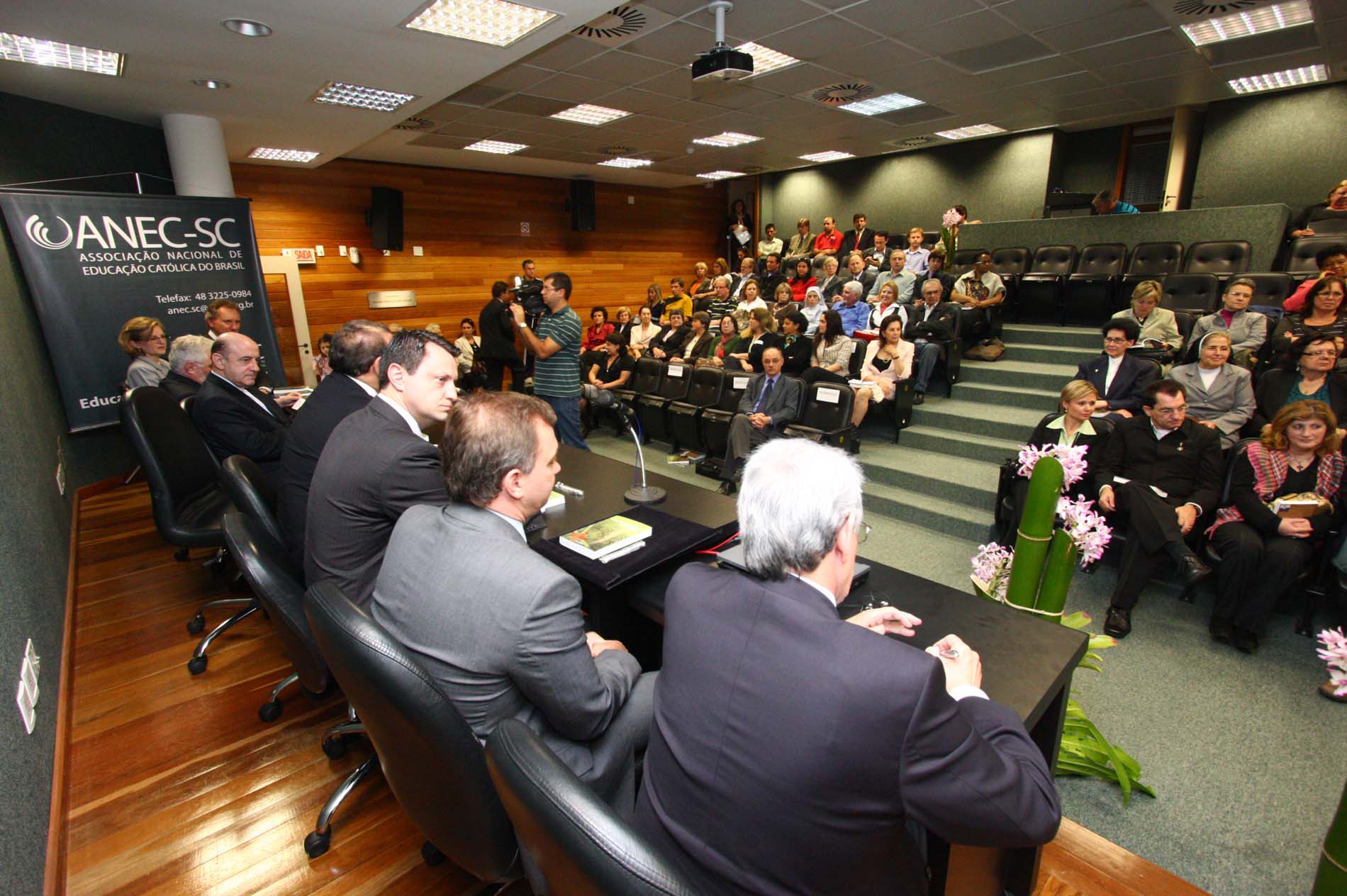 Cerimônia de implantação da Sede da ANEC/SC - Associação Nacional de Educação Católica do Estado de Santa Catarina
