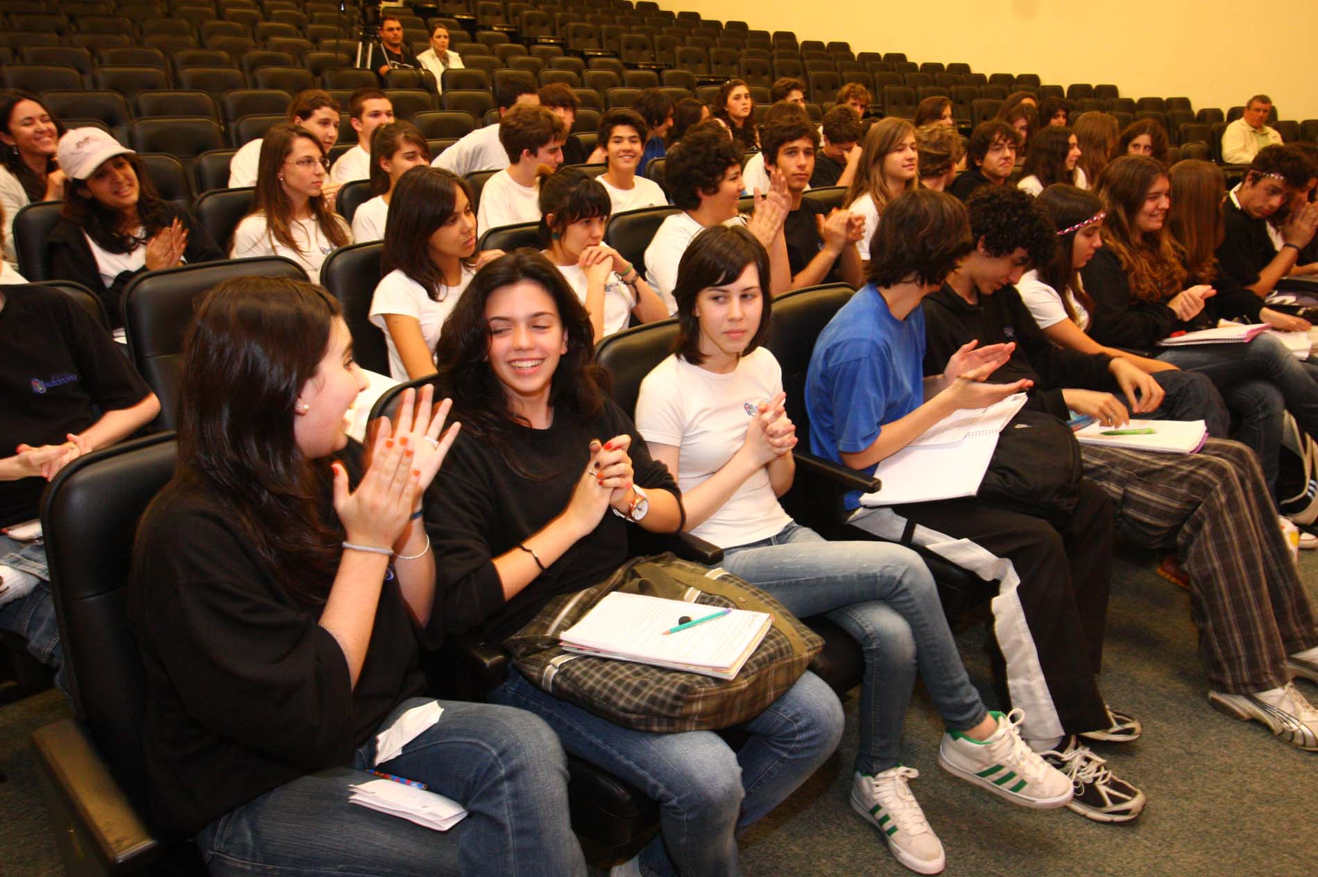 Gravação do programa Fala Jovem