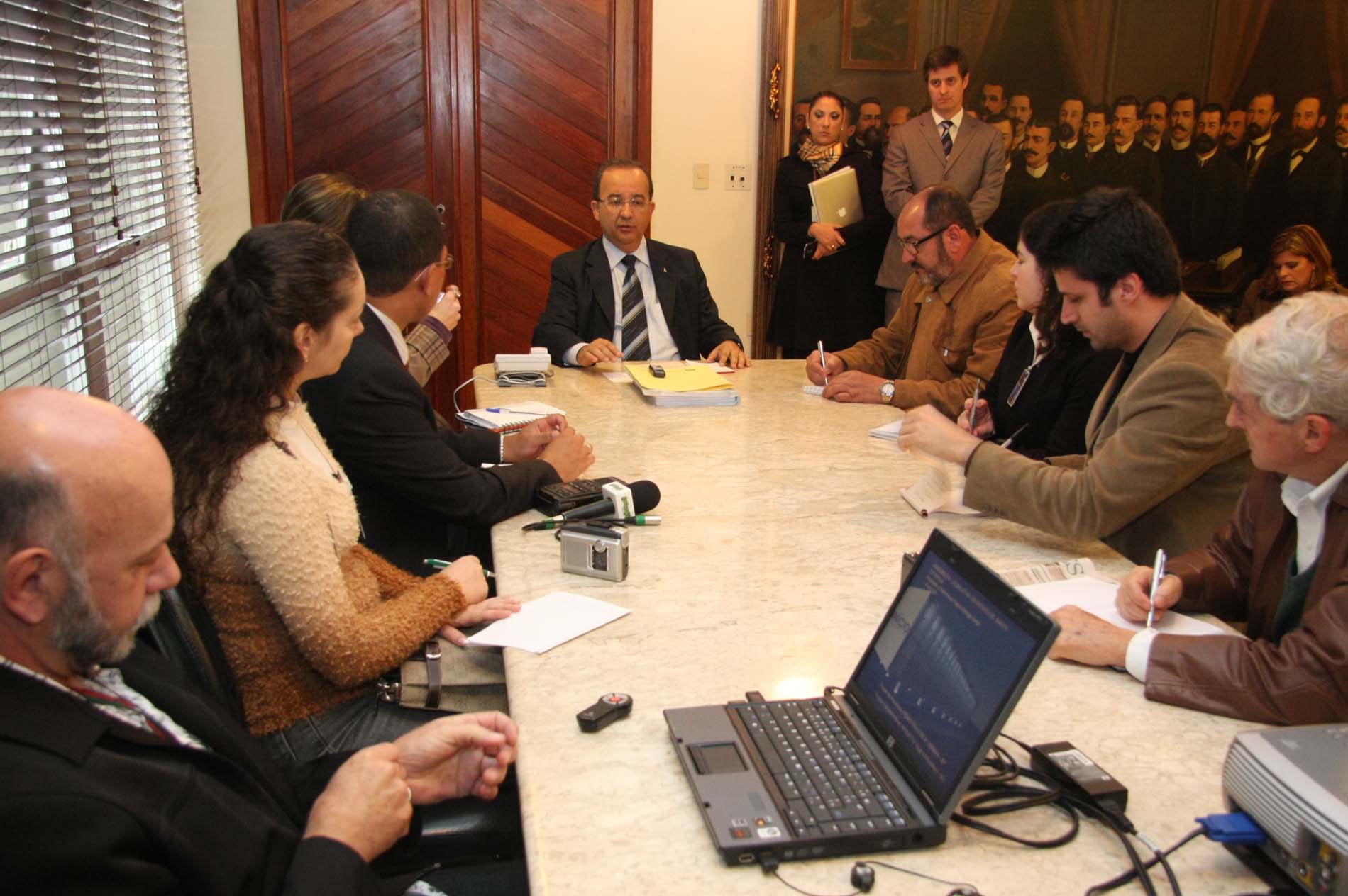 Entrevista Coletiva – Obras na ALESC