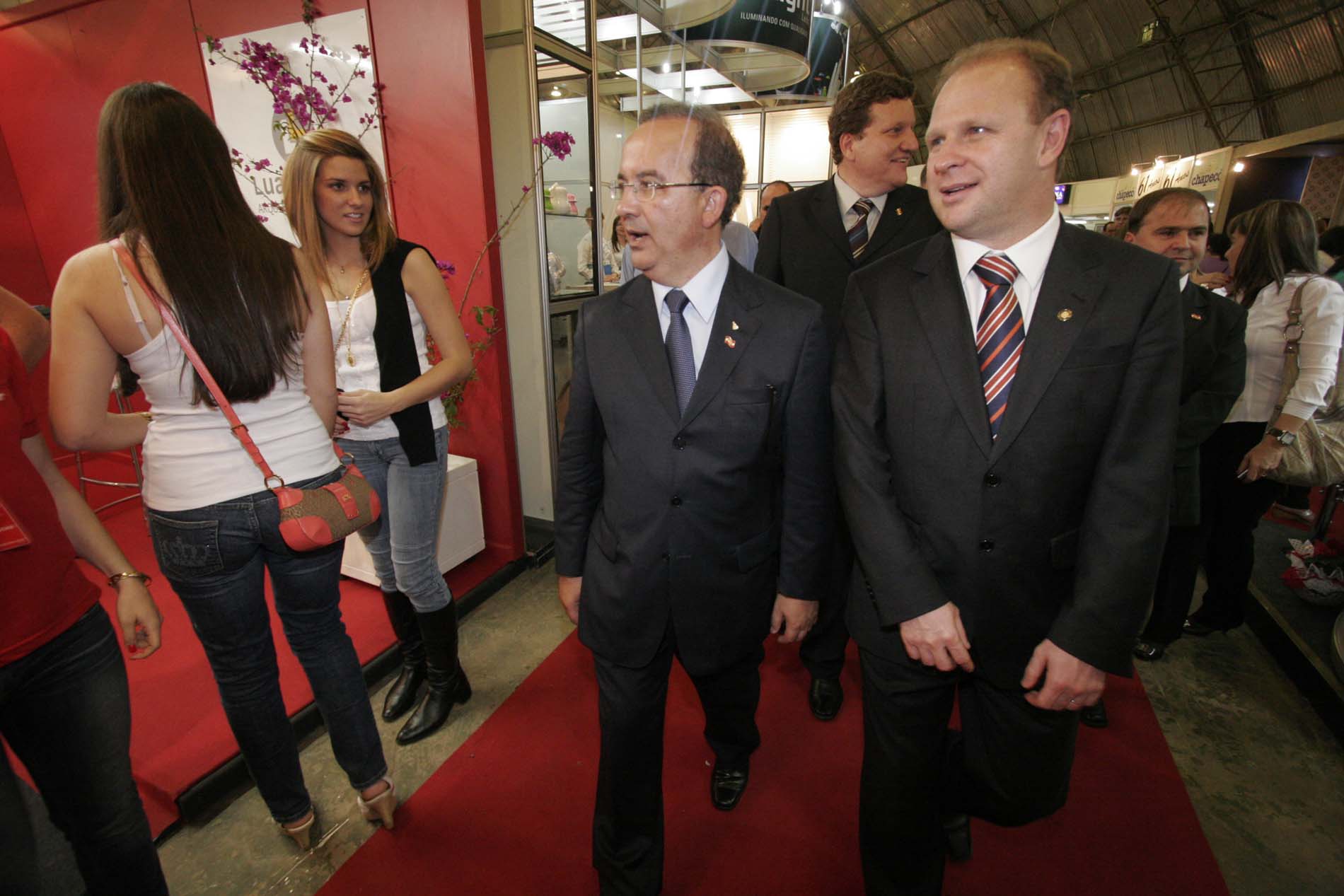 Gov em exercicio Dep Jorginho Mello e o Pres.em exercicio da ALESC