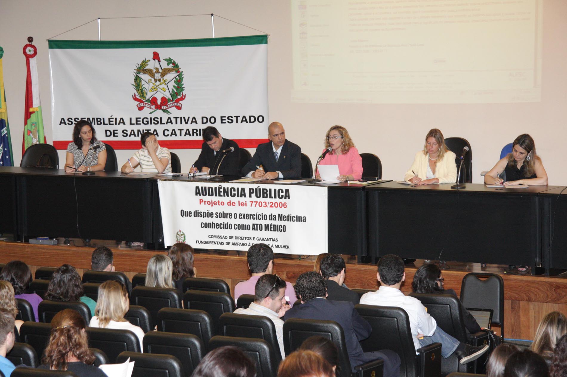 Audiência Pública sobre o Projeto de Lei 7703/2006 que instituiu o Ato Médico