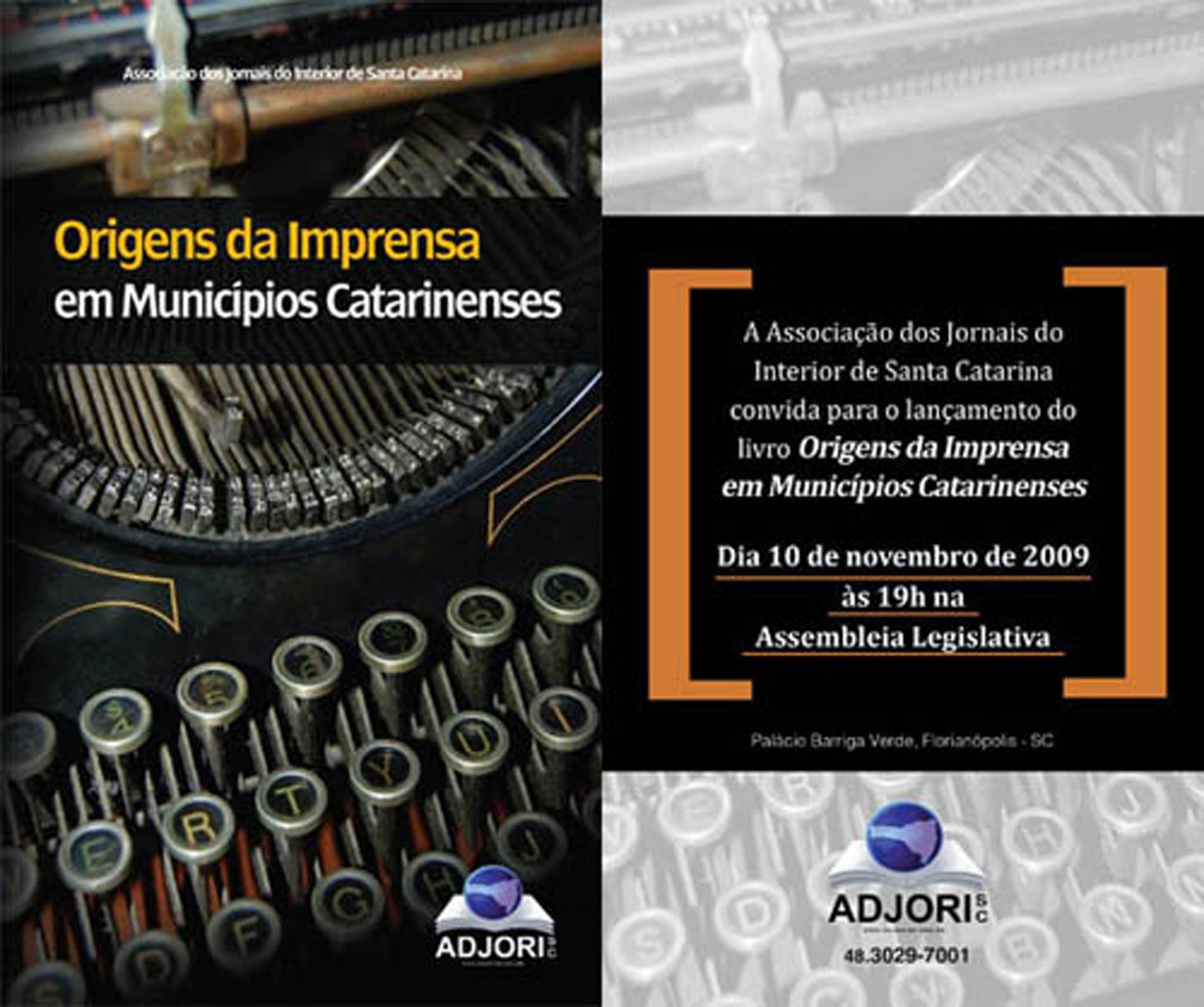 Origens da Imprensa em Municípios Catarinenses