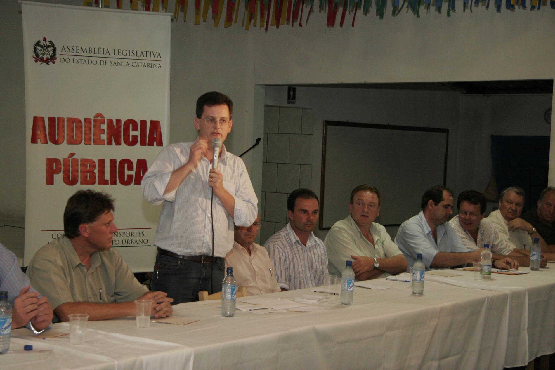 Audiência Pública para discutir as Ligações Asfálticas entre o Alto Vale do Itajaí e o Planalto Norte previstas pelo Governo de Santa Catarina - Witmarsum/SC.