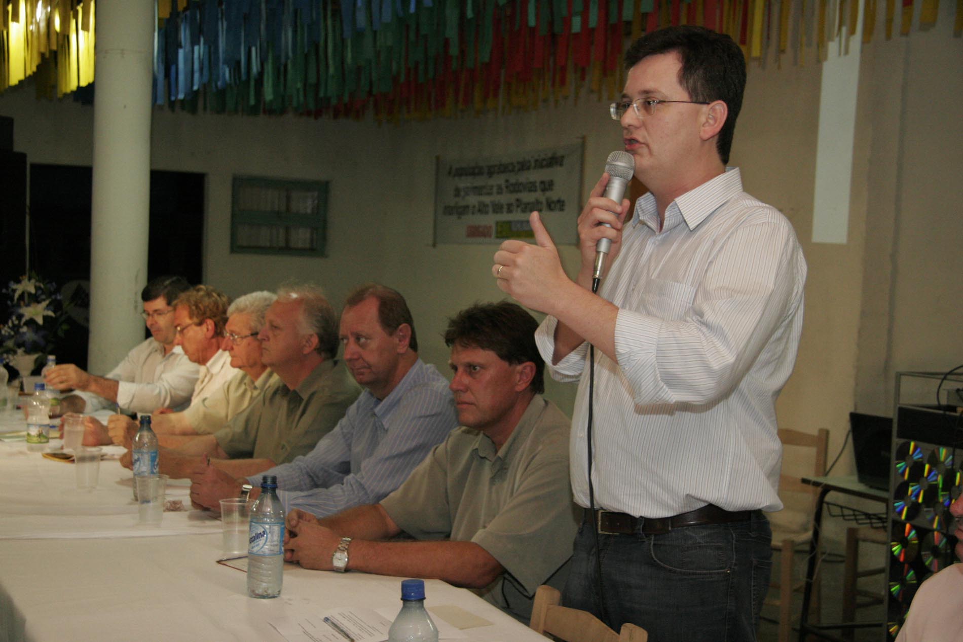 Audiência Pública para discutir as Ligações Asfálticas entre o Alto Vale do Itajaí e o Planalto Norte previstas pelo Governo de Santa Catarina - Witmarsum/SC.